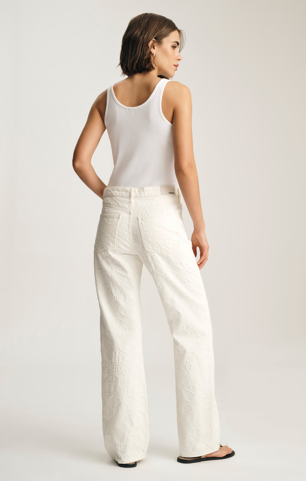 TAYLOR STRAIGHT LEG IN BEIGE DENIM - Mavi Jeans