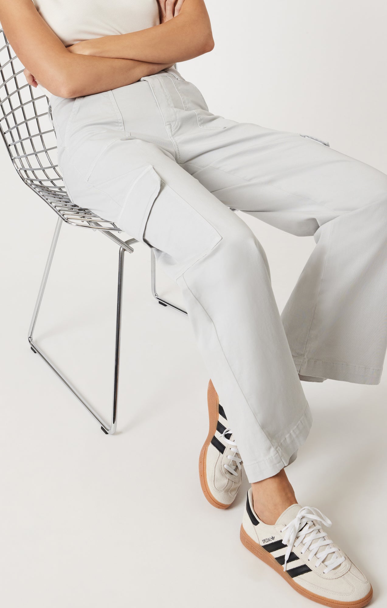 ALVA STRAIGHT LEG IN IVORY CASUAL TWILL - Mavi Jeans
