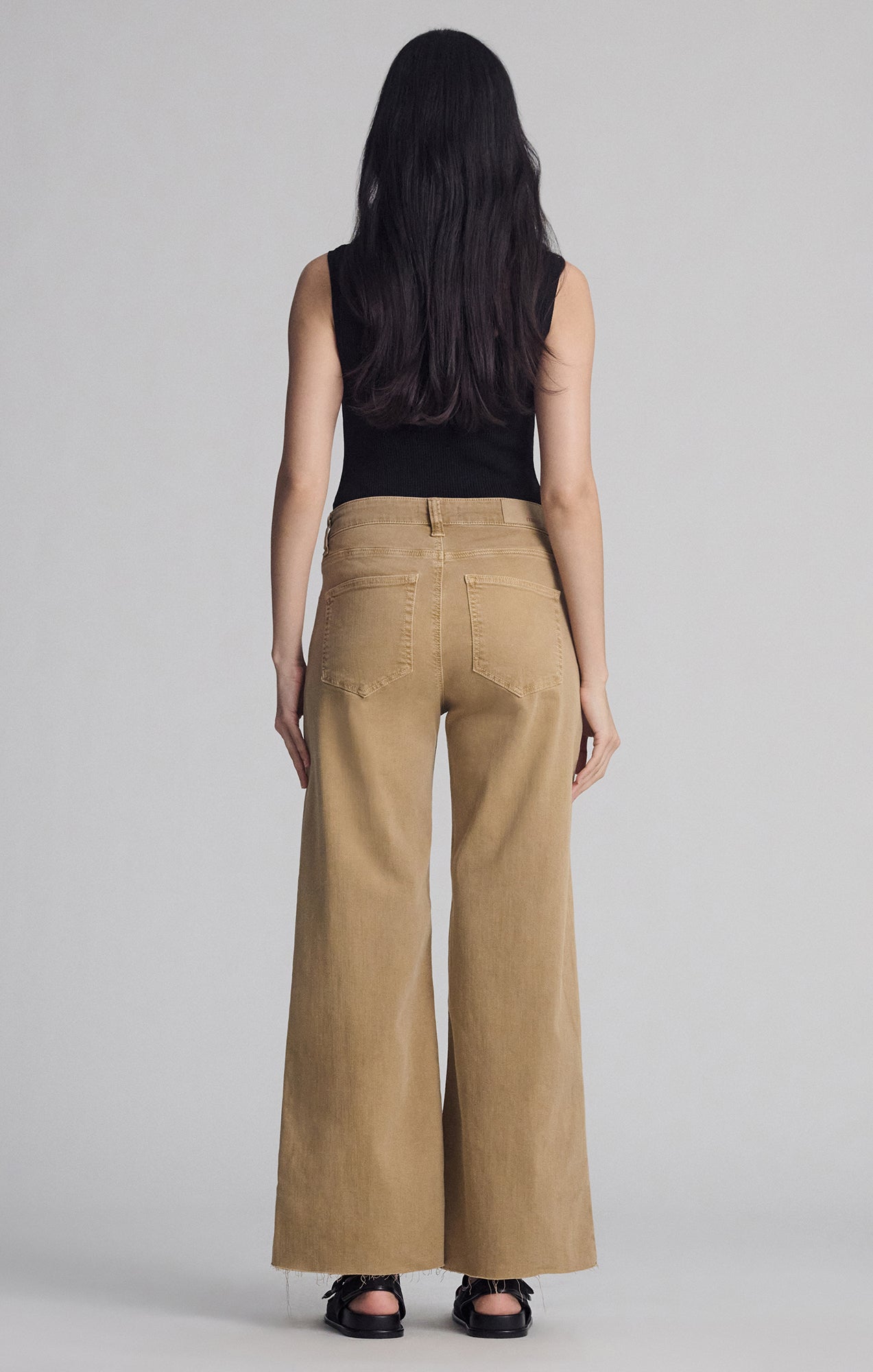 PALOMA WIDE LEG IN LIGHT CAMEL FLEX BLUE - Mavi Jeans