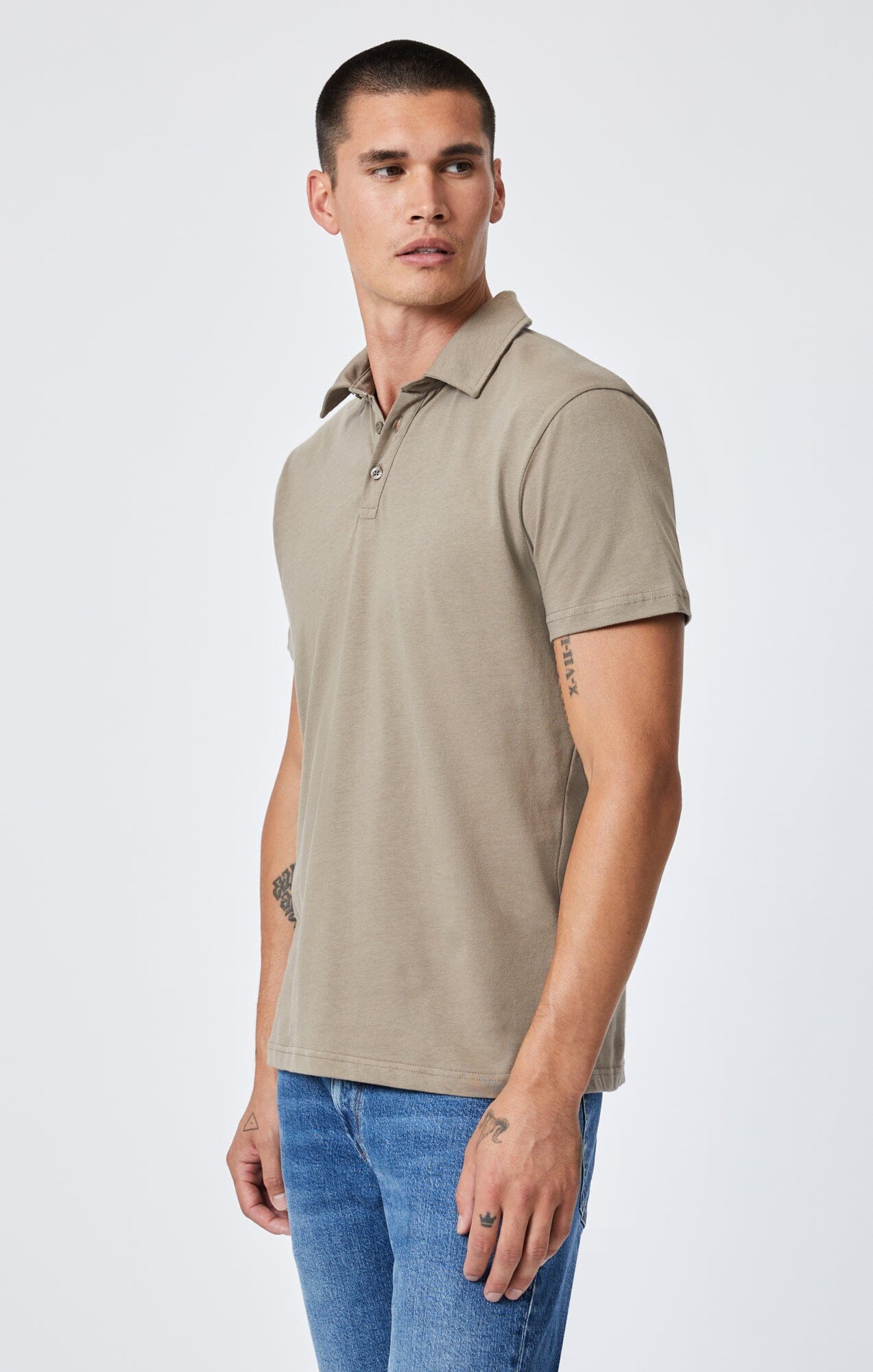 POLO SHIRT IN WALNUT - Mavi Jeans