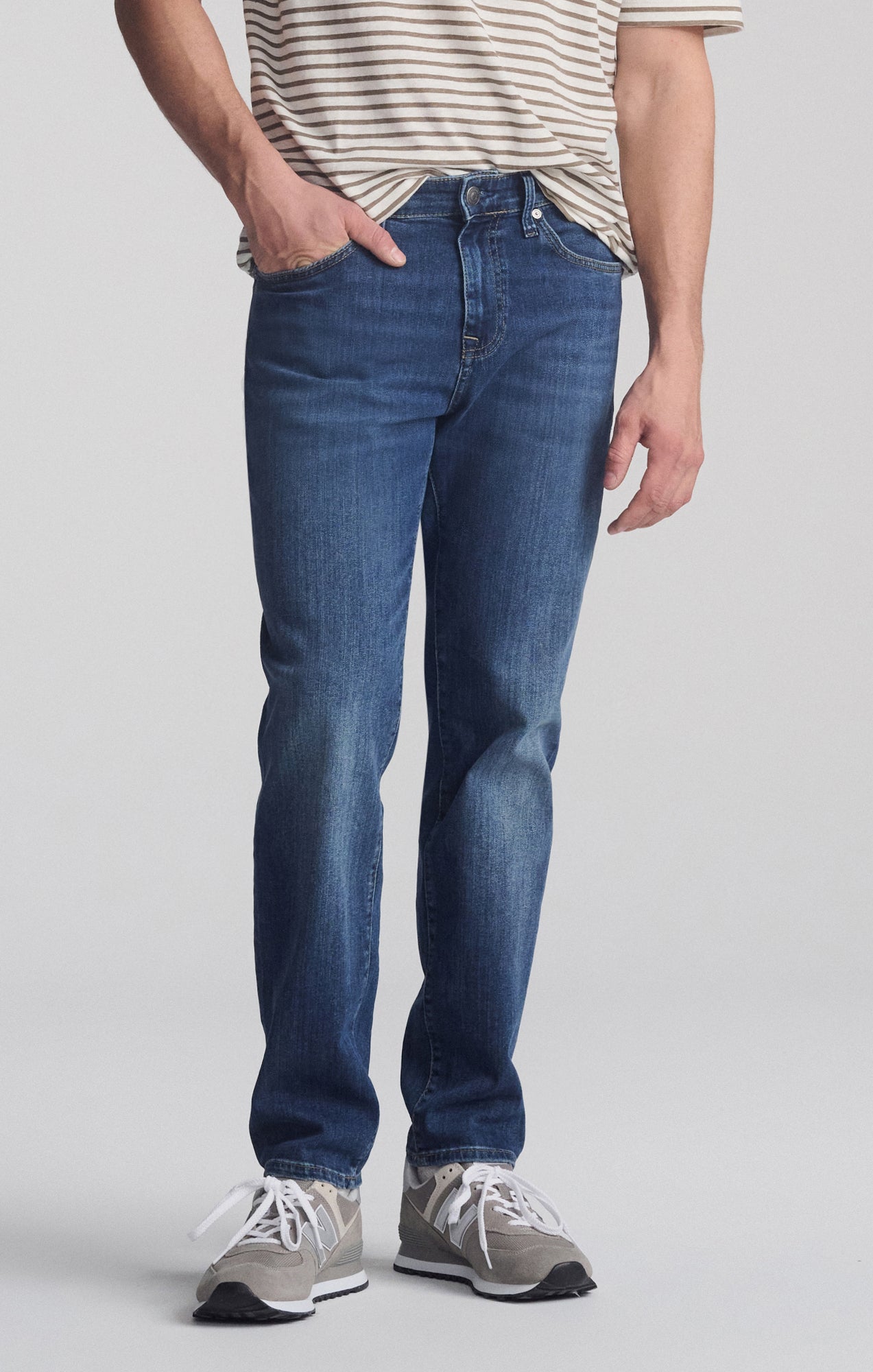 STEVE ATHLETIC FIT IN DEEP BRUSHED WILLIAMSBURG - Mavi Jeans