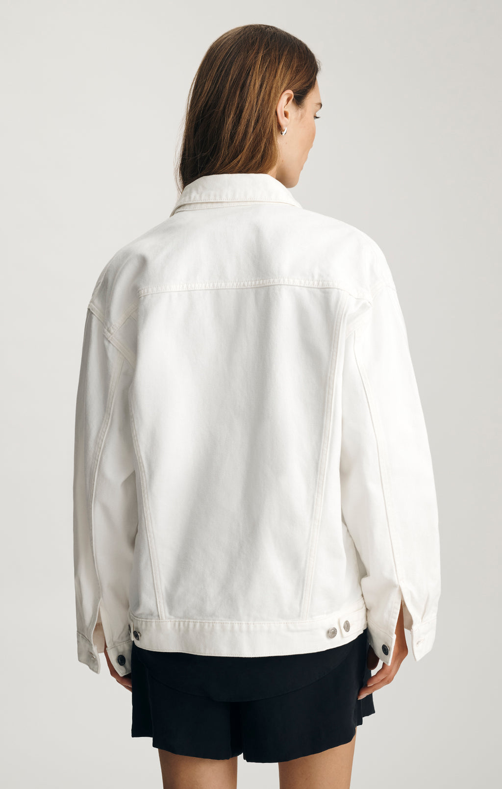 LUNA DENIM JACKET IN OFF WHITE DENIM