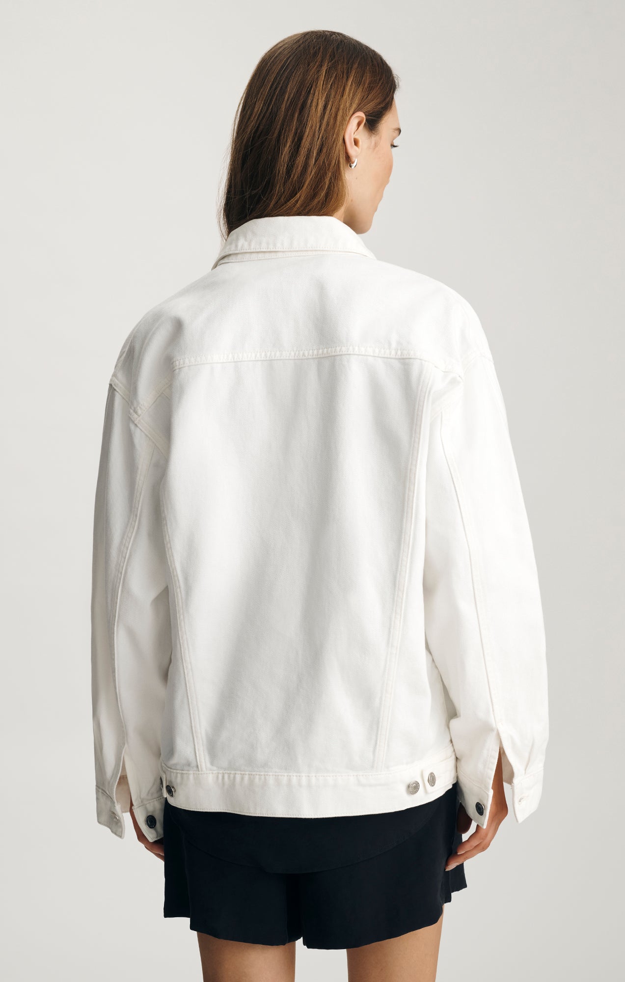 LUNA DENIM JACKET IN OFF WHITE DENIM
