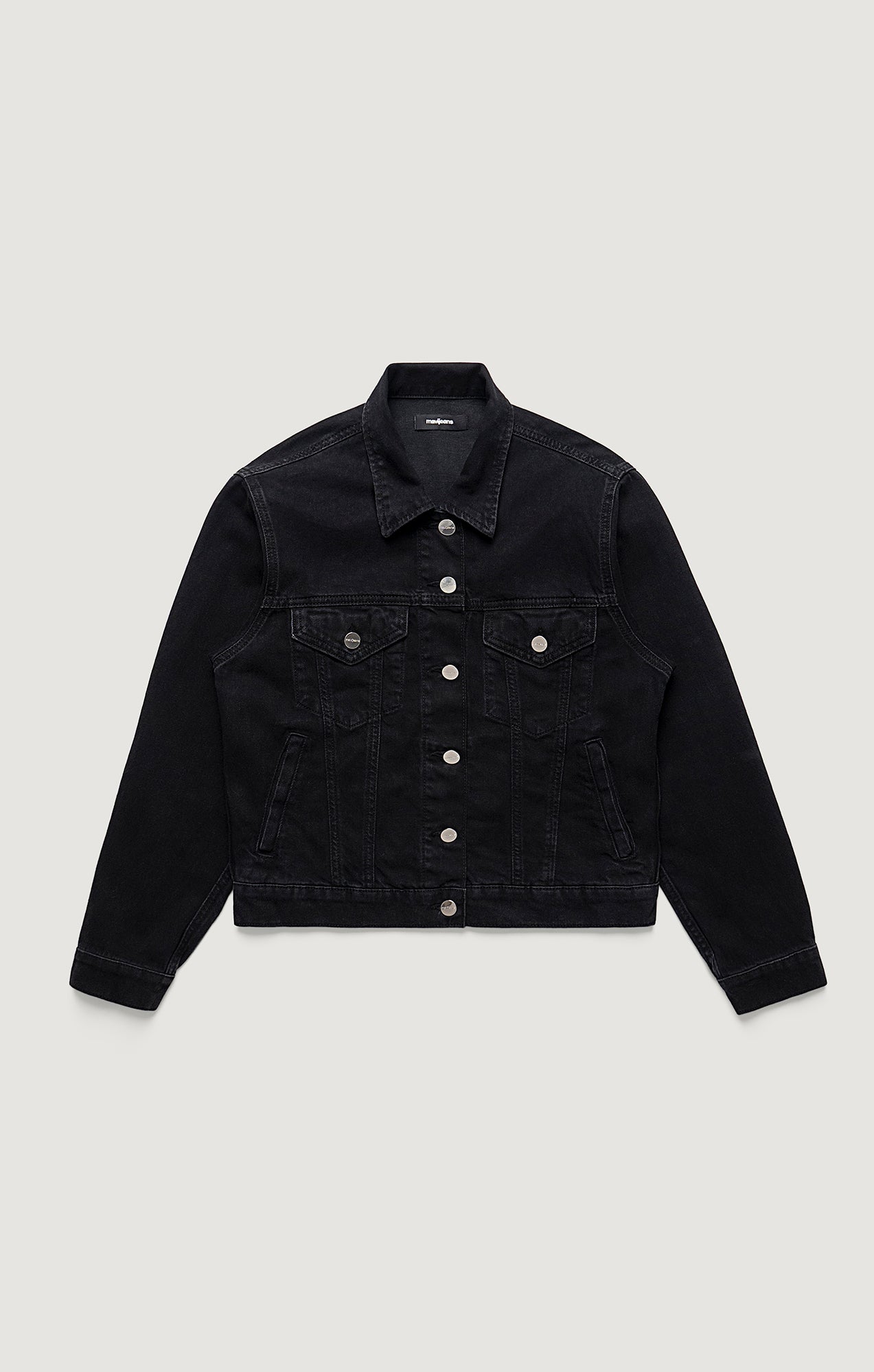 RUBY DENIM JACKET IN DARK SMOKE ICON - Mavi Jeans