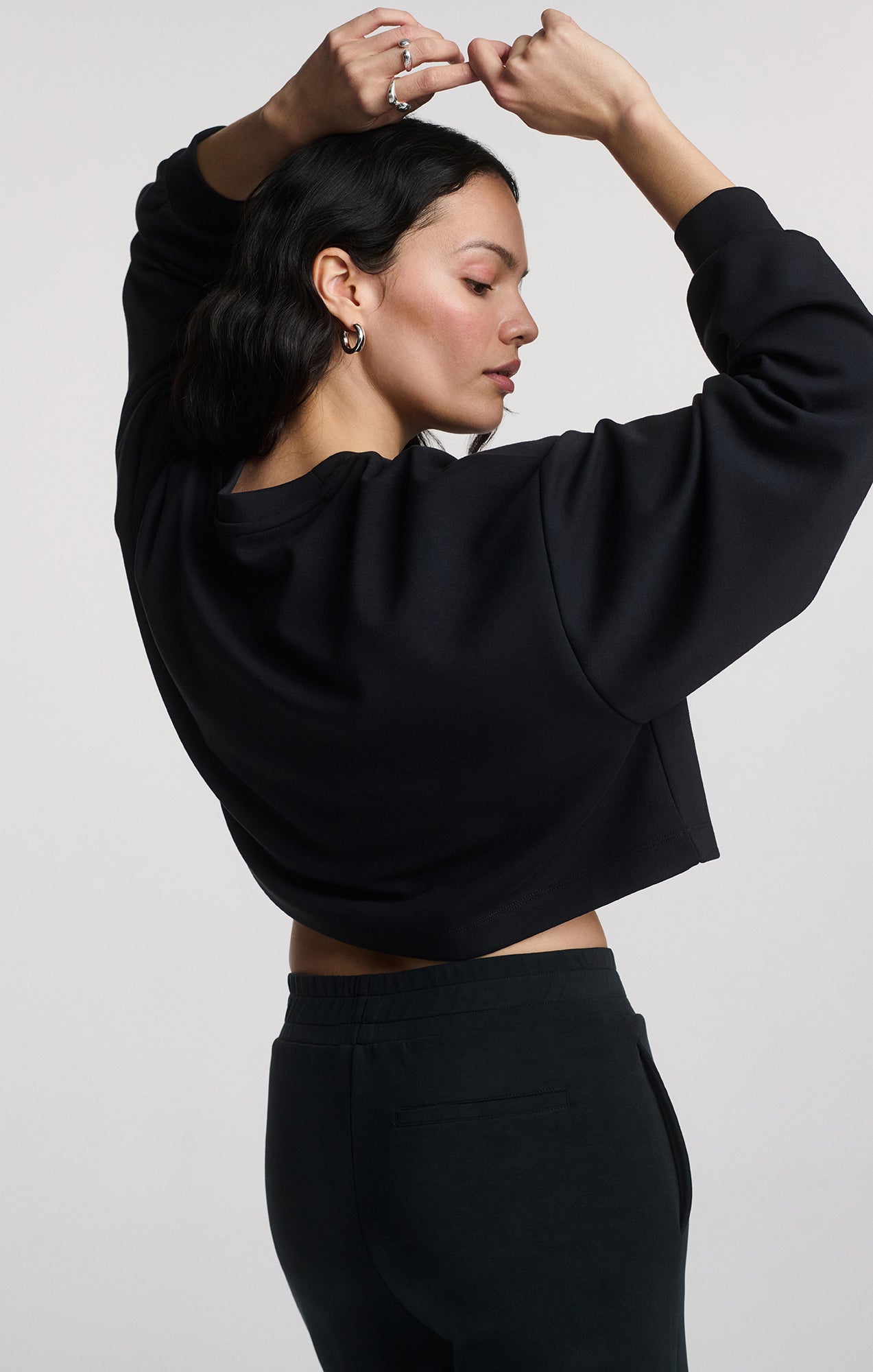 SPORTY LUXE TENCEL™ CREW NECK SWEATSHIRT - Mavi Jeans