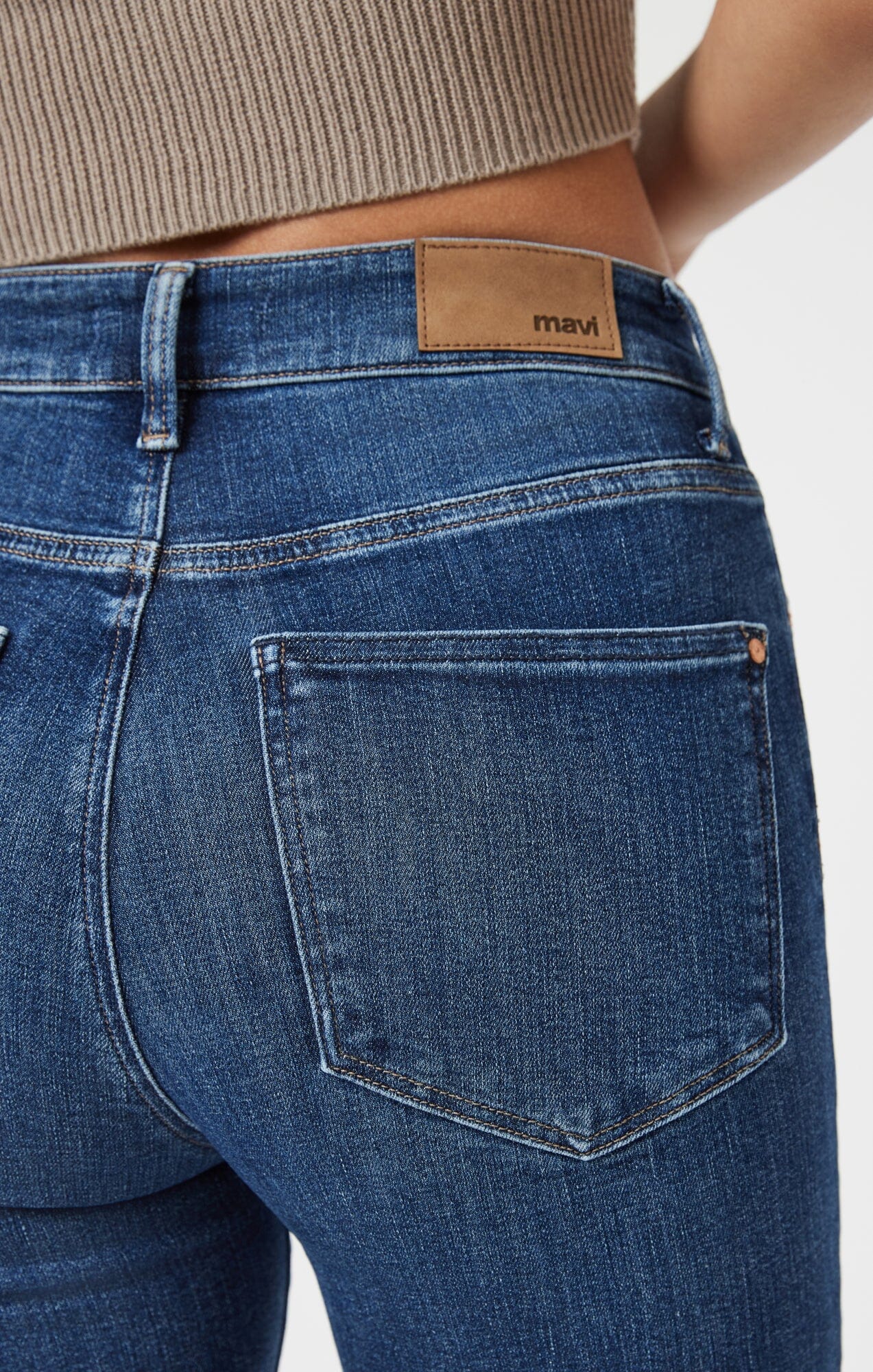 VIOLA STRAIGHT LEG IN DEEP FLEX BLUE - Mavi Jeans