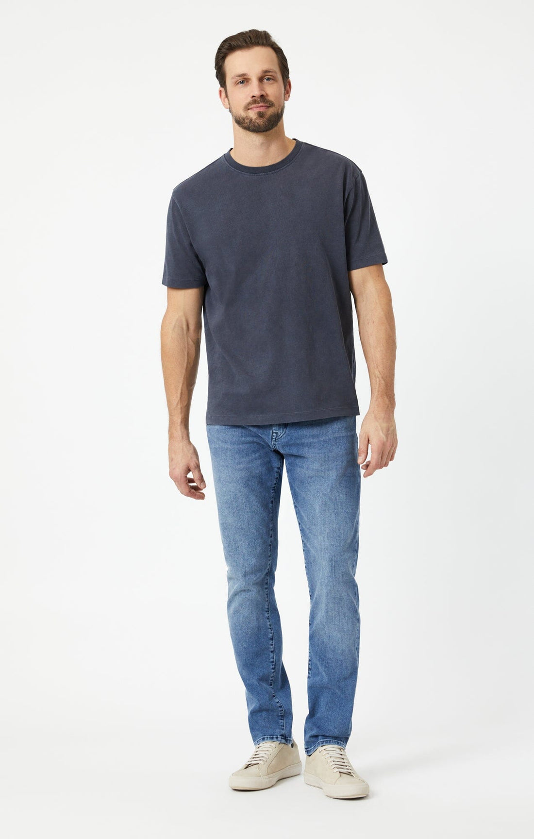 Mavi Men's Jake Slim Leg In Mid Brushed Williamsburg