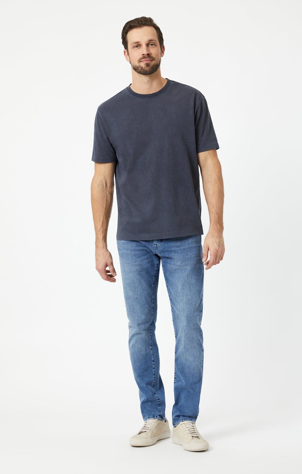 JAKE SLIM LEG IN MID BRUSHED WILLIAMSBURG - Mavi Jeans
