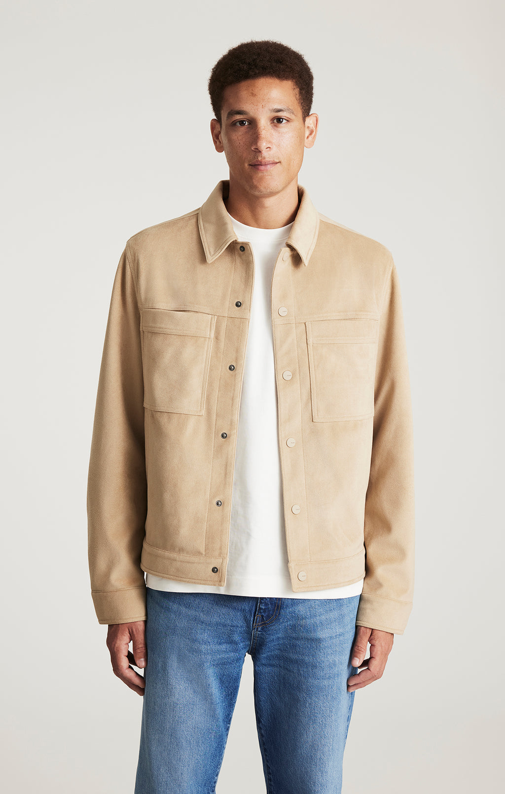 CORDUROY HARRINGTON JACKET IN CROCKERY - Mavi Jeans