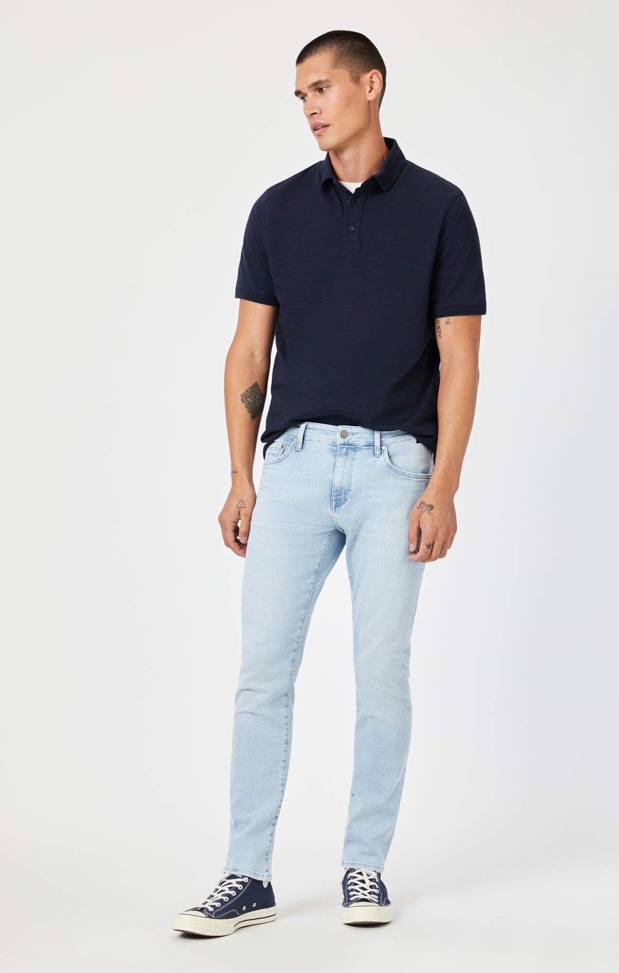 JAKE SLIM LEG IN BLEACHED TONAL ORGANIC VINTAGE - Mavi Jeans