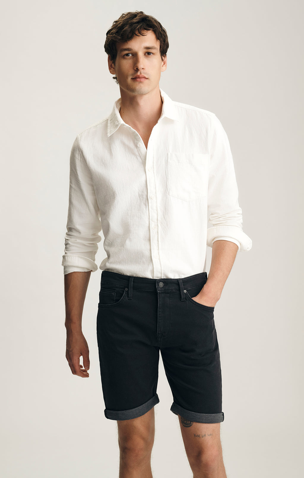 BRIAN SHORTS IN SMOKE EXPLORER - Mavi Jeans