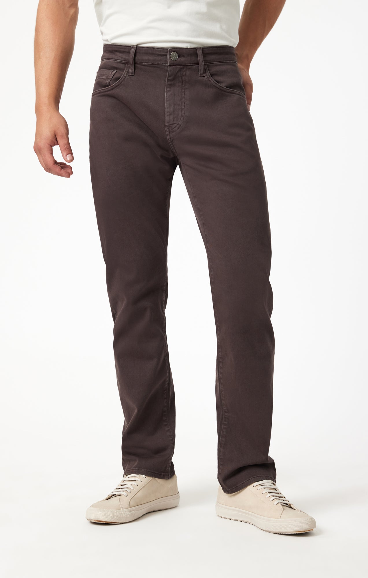 ZACH STRAIGHT LEG IN COFFEE CASUAL TWILL - Mavi Jeans