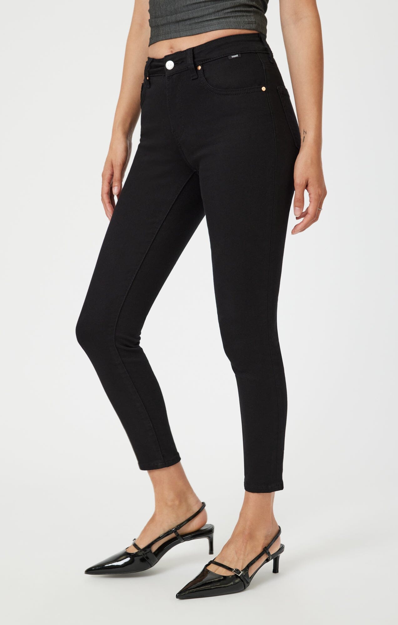 TESS SKINNY IN BLACK LA BLUE - Mavi Jeans