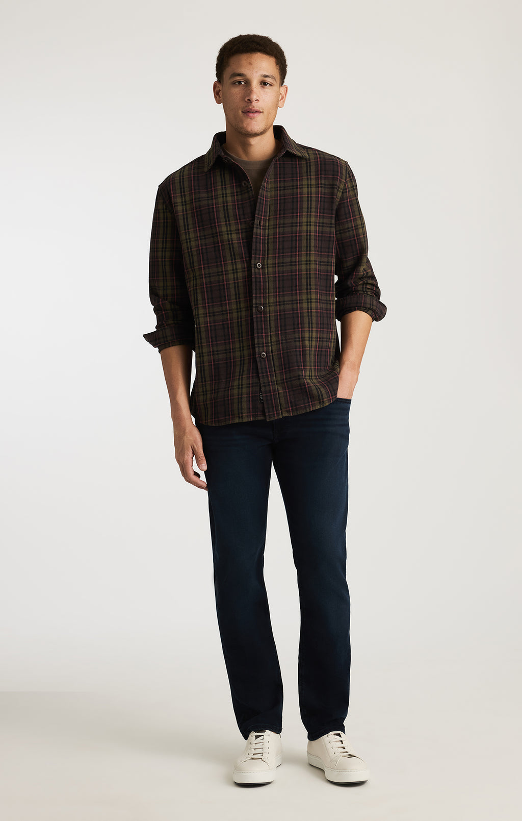 MARCUS SLIM STRAIGHT LEG IN INK BRUSHED SUPERMOVE