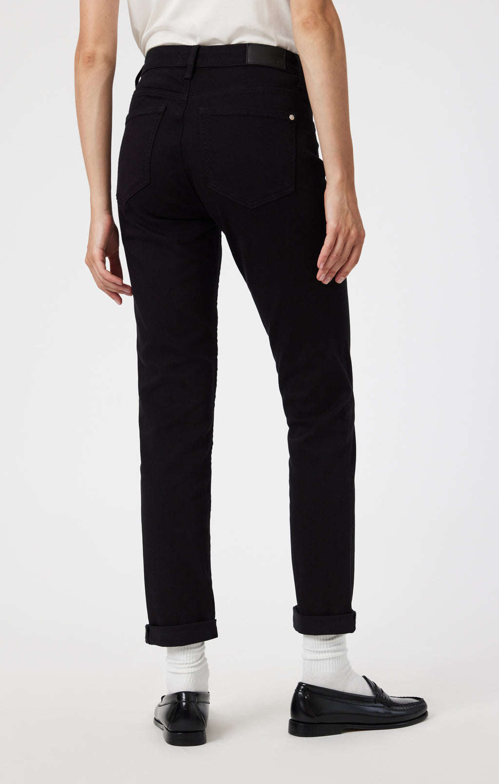 KATHLEEN SLIM BOYFRIEND IN BLACK FEATHER BLUE - Mavi Jeans