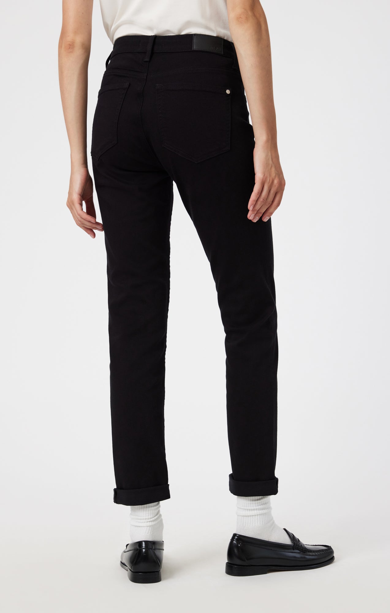 KATHLEEN SLIM BOYFRIEND IN BLACK FEATHER BLUE - Mavi Jeans