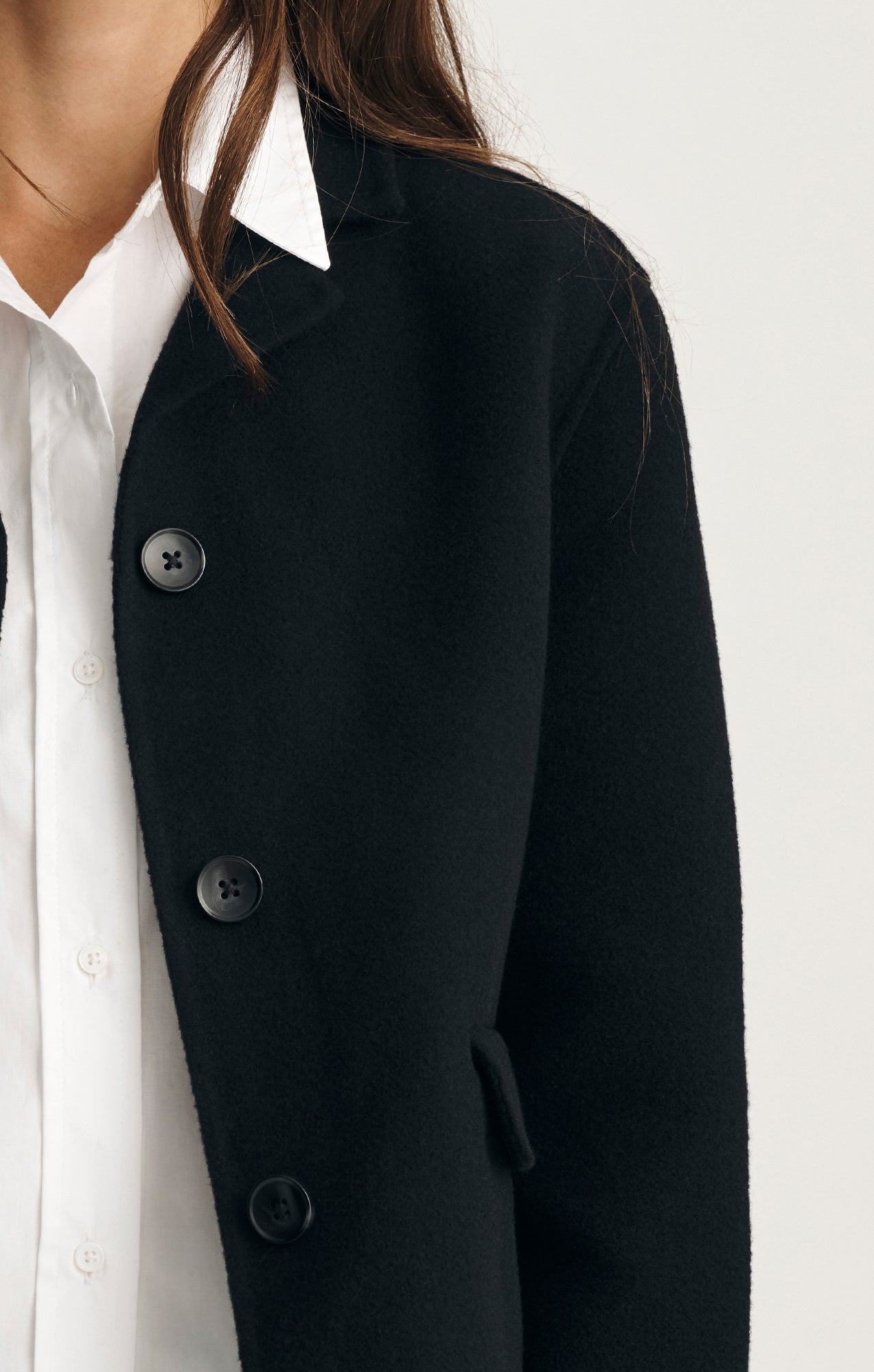 EDITION STRUCTURED JACKET IN BLACK