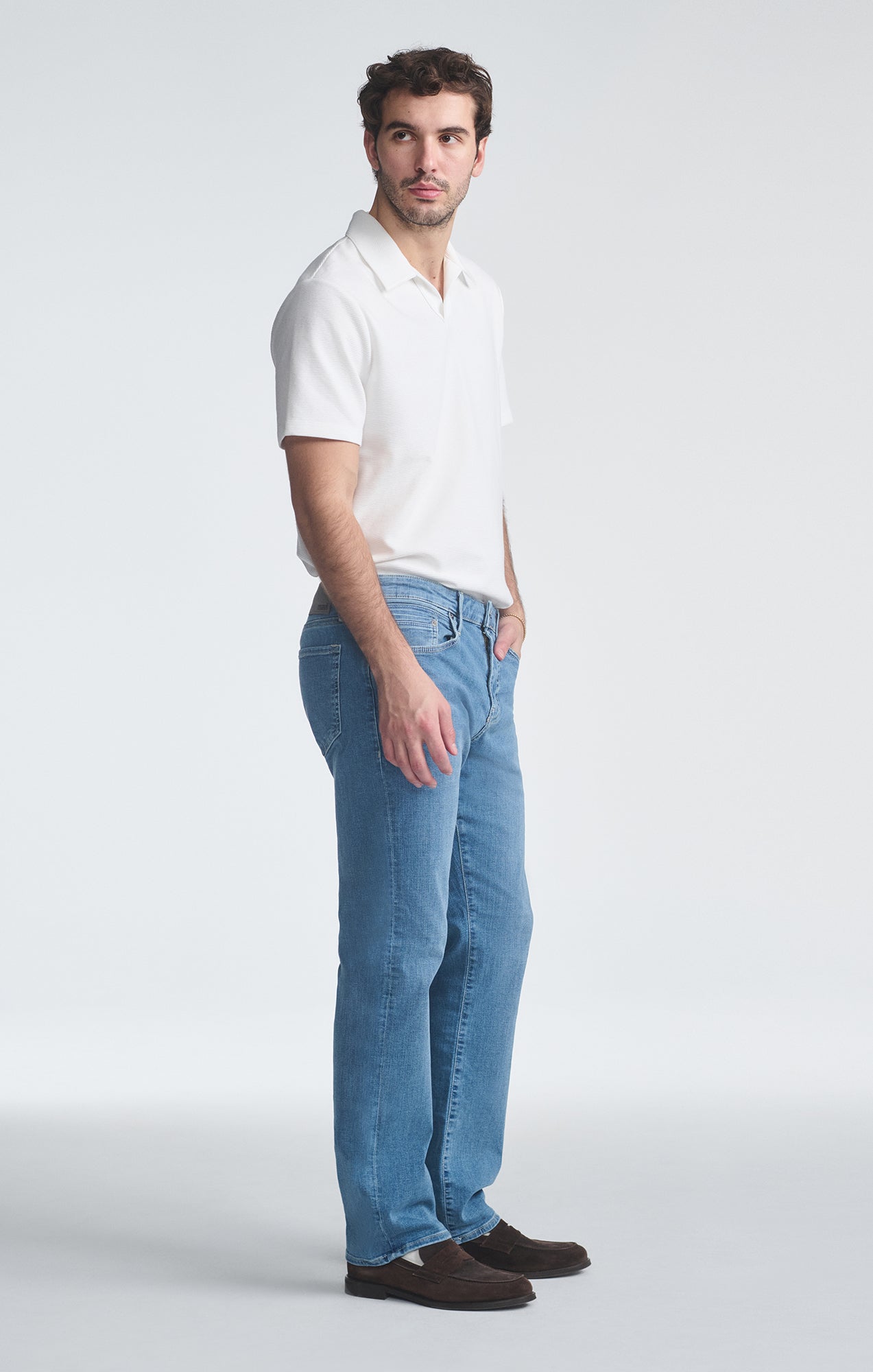 MATT RELAXED STRAIGHT LEG IN OCEAN BRUSHED ORGANIC VINTAGE - Mavi Jeans