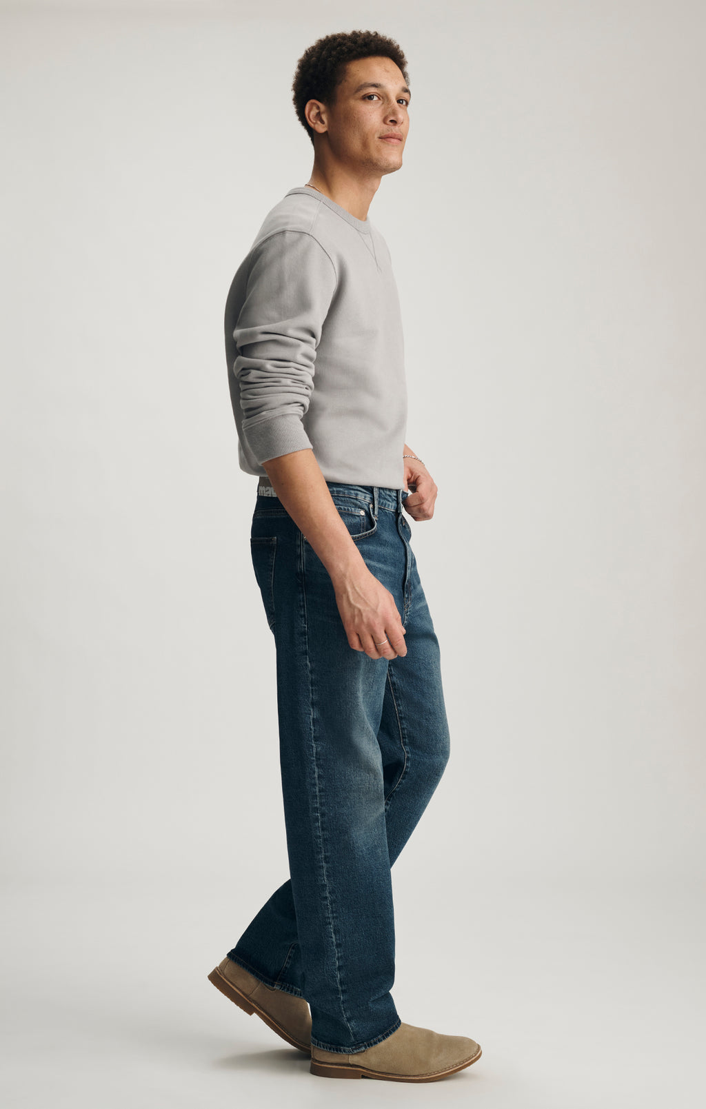 MARCEL LOOSE STRAIGHT LEG IN DARK USED CLASSIC BLUE - Mavi Jeans