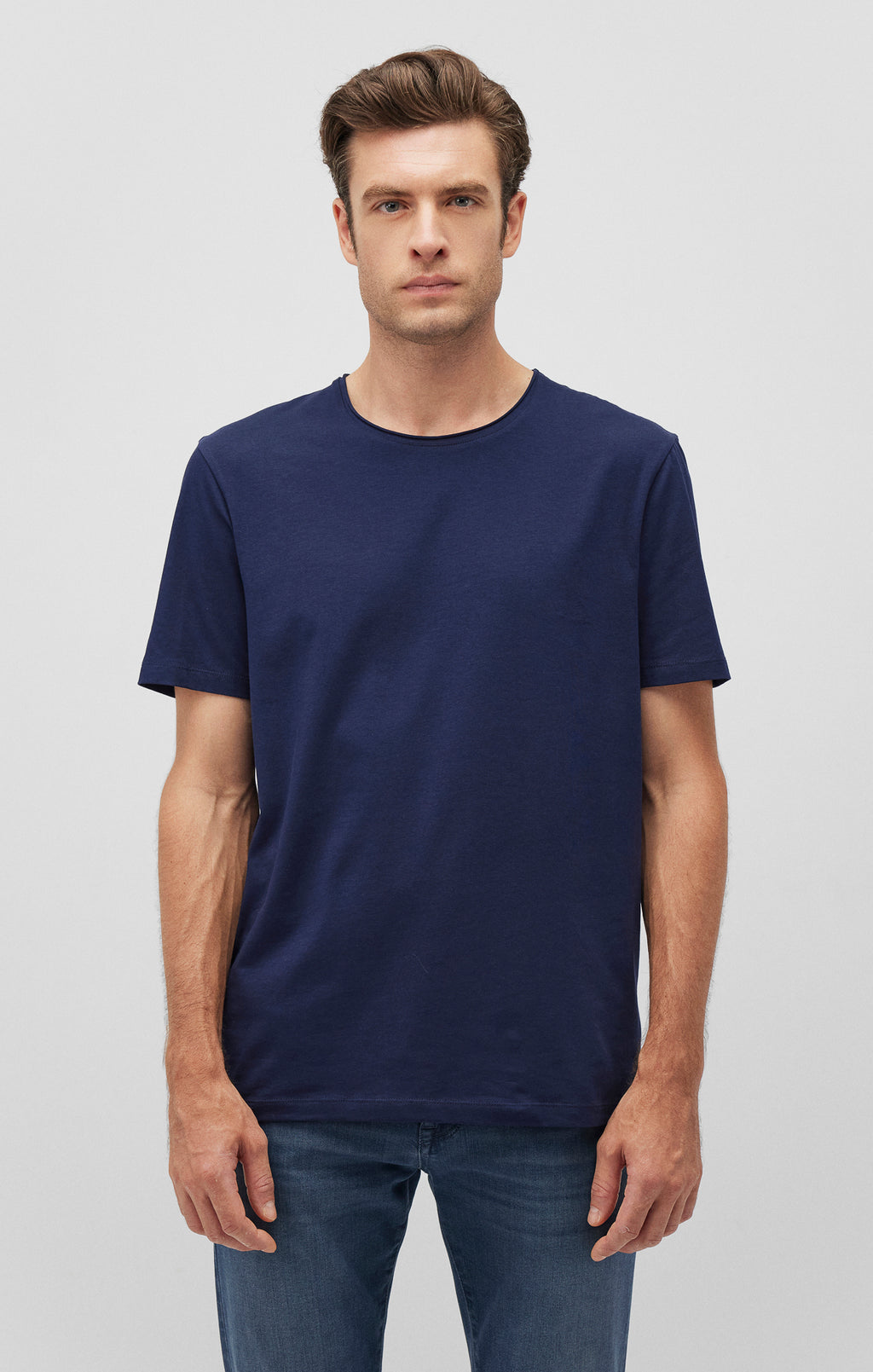 SHORT SLEEVE T-SHIRT IN MARITIME BLUE - Mavi Jeans