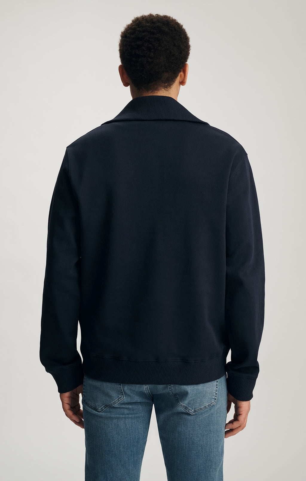 HALF ZIP SWEATSHIRT IN NIGHT SKY - Mavi Jeans