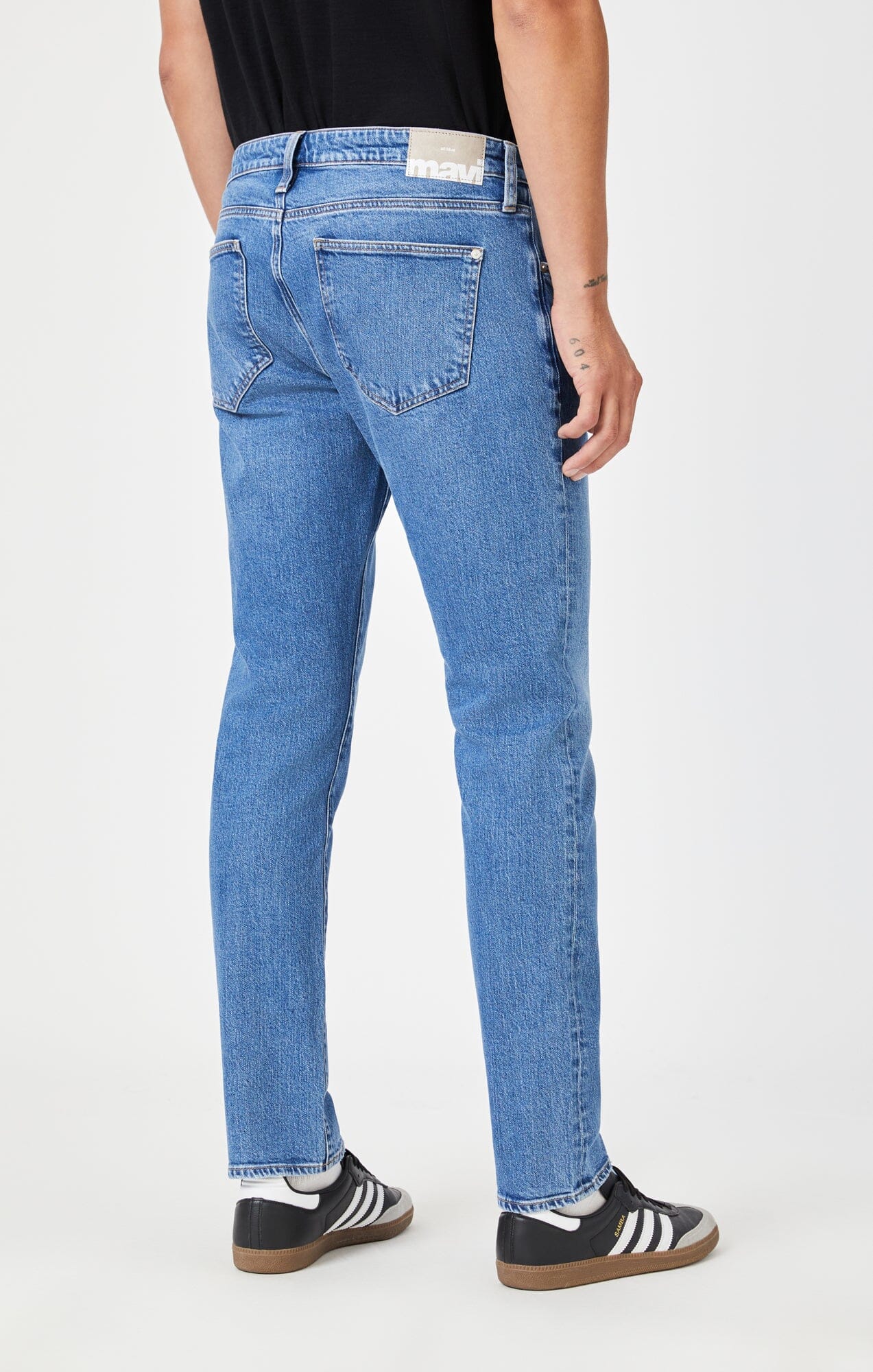 JAKE SLIM LEG IN DARK RECYCLED BLUE - Mavi Jeans
