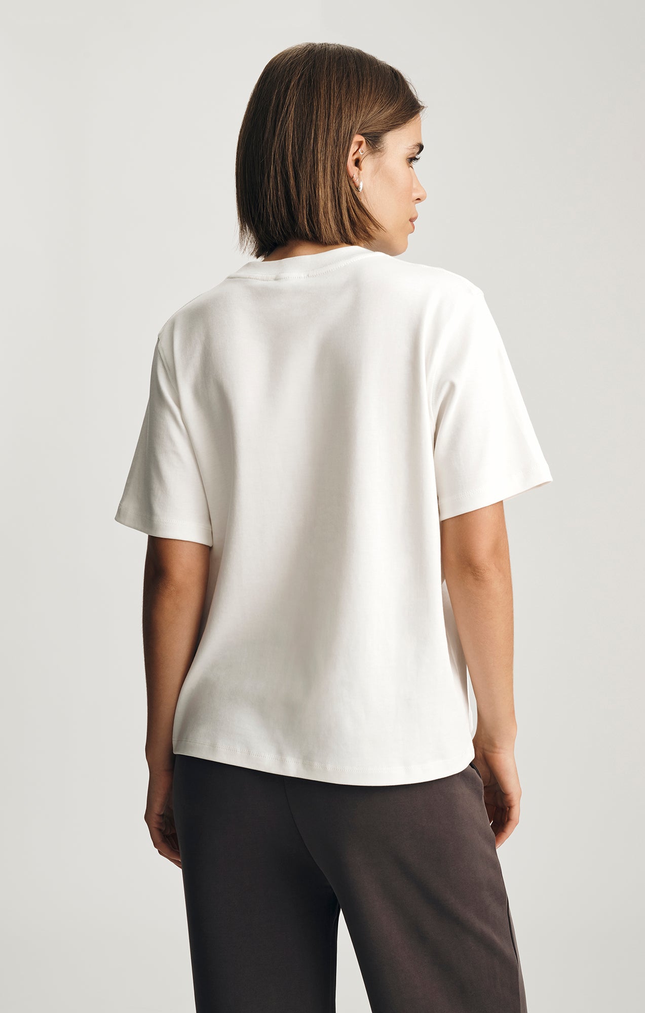 MAVI LOGO T-SHIRT IN COCONUT MILK