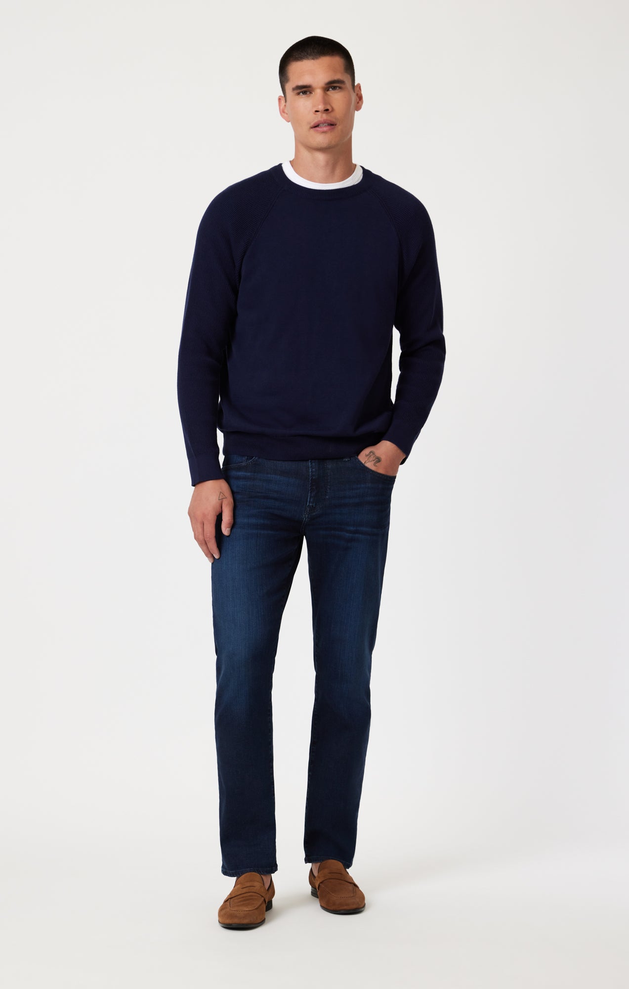 MATT RELAXED STRAIGHT LEG IN DEEP INDIGO SUPERMOVE - Mavi Jeans