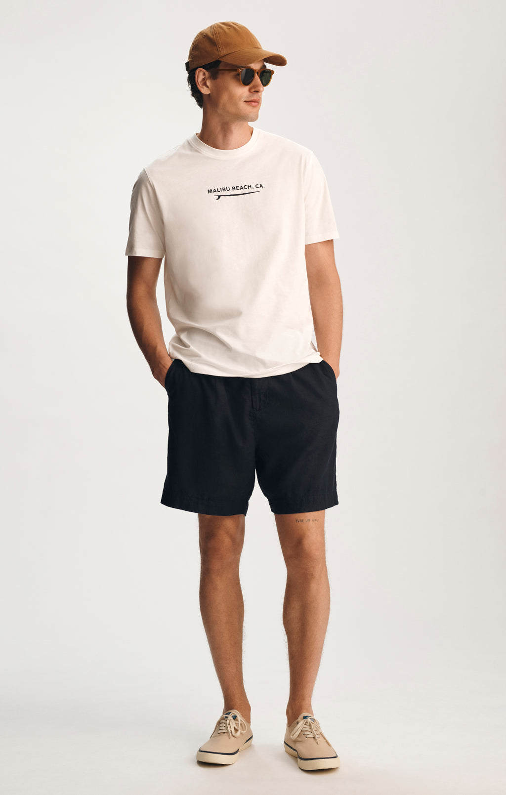 MALIBU GRAPHIC T-SHIRT IN ANTIQUE WHITE - Mavi Jeans