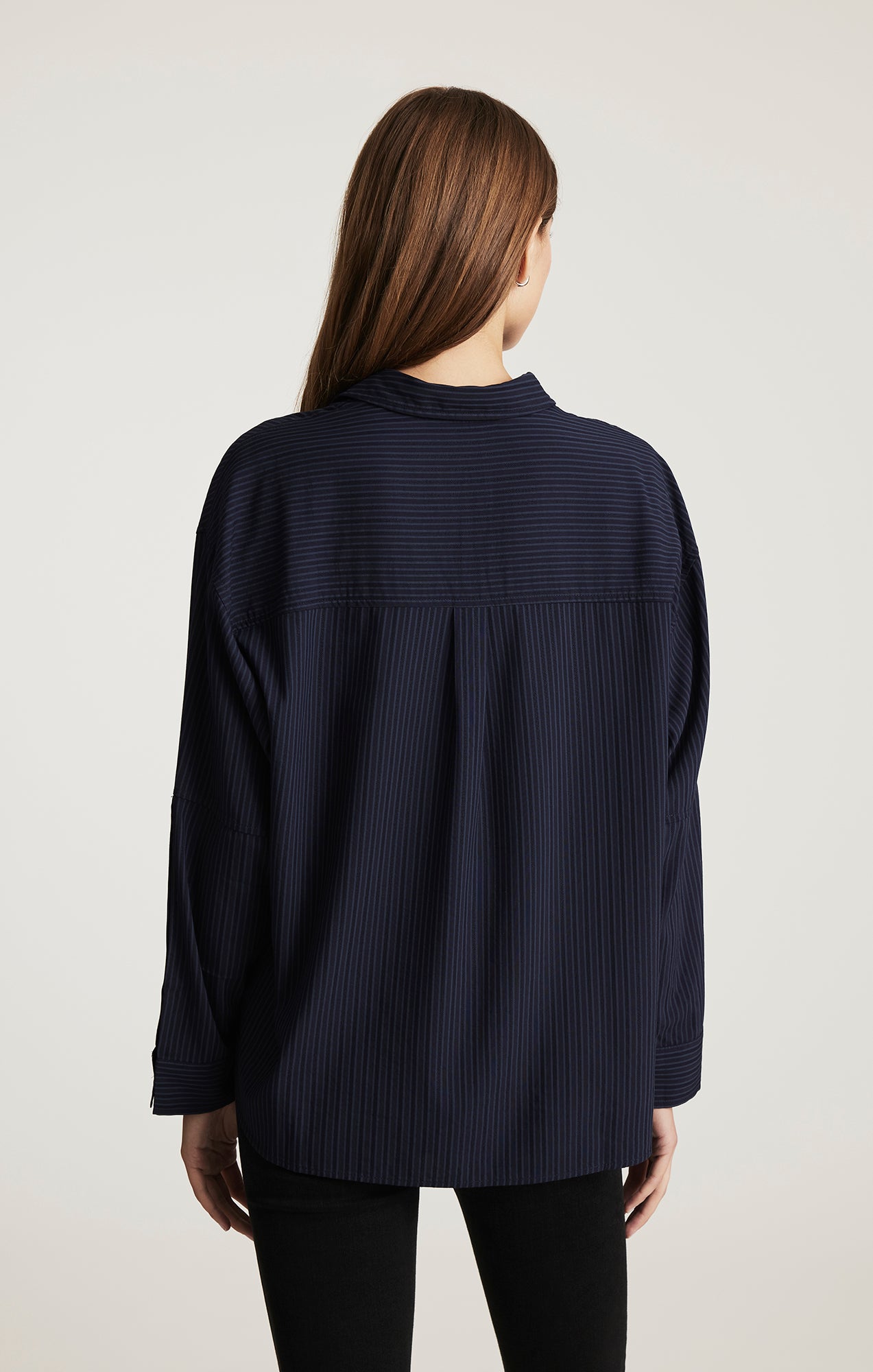 LONG SLEEVE BUTTON-UP SHIRT IN NIGHT SKY - Mavi Jeans