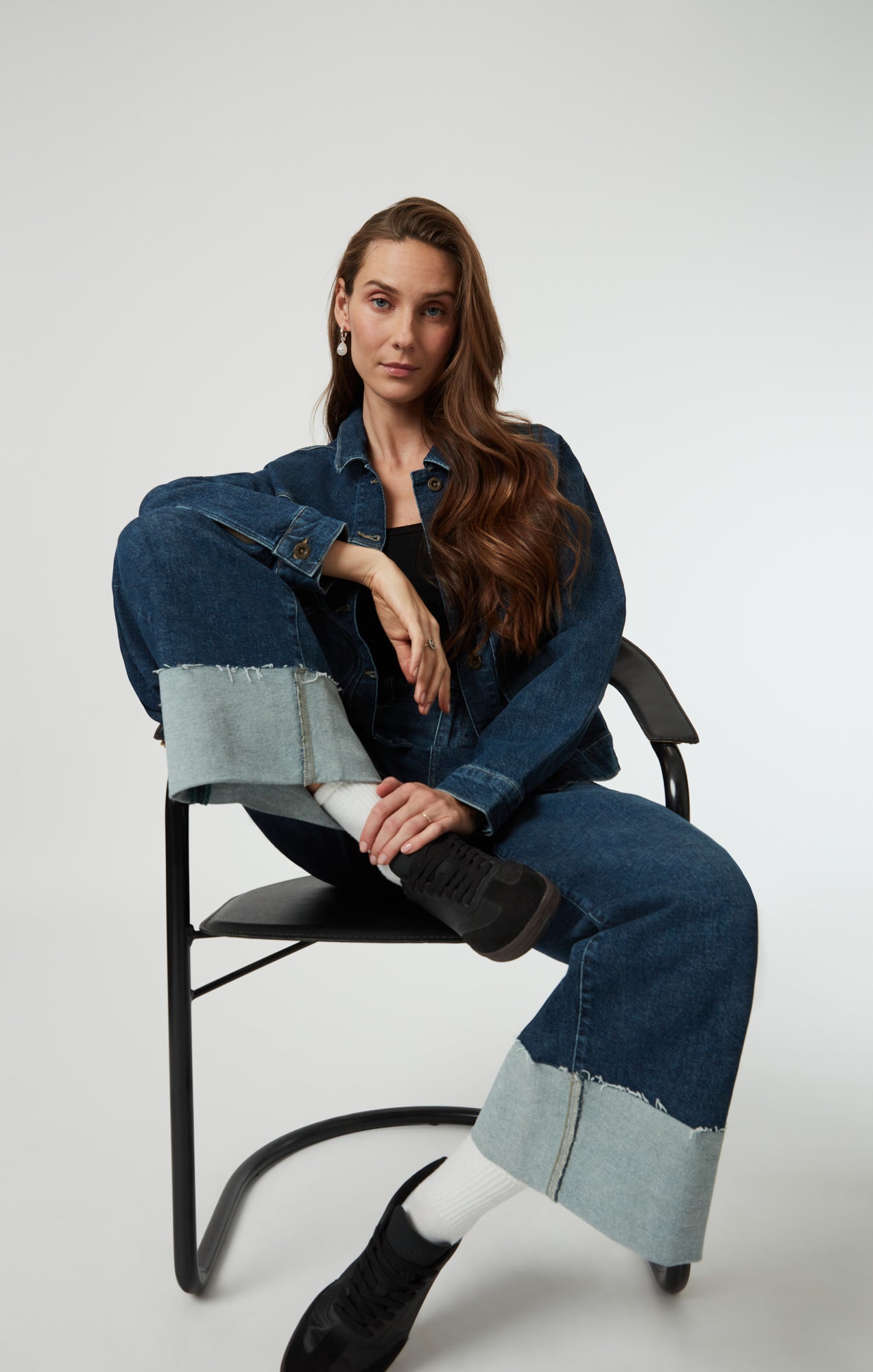 CATHY WIDE LEG IN DARK BLUE DENIM - Mavi Jeans