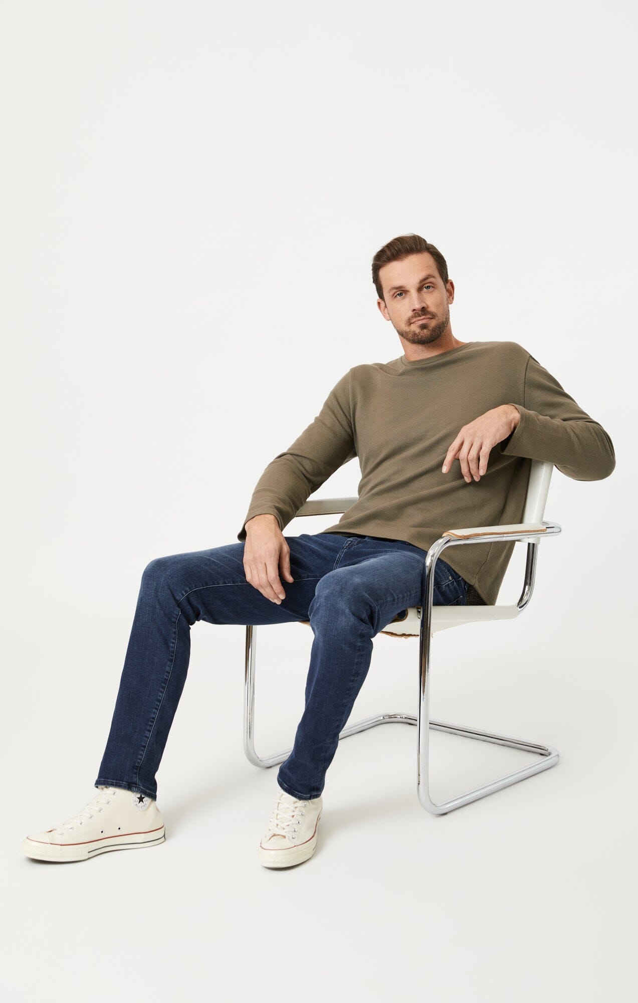 JAKE SLIM LEG IN MID TONAL INK WILLIAMSBURG - Mavi Jeans