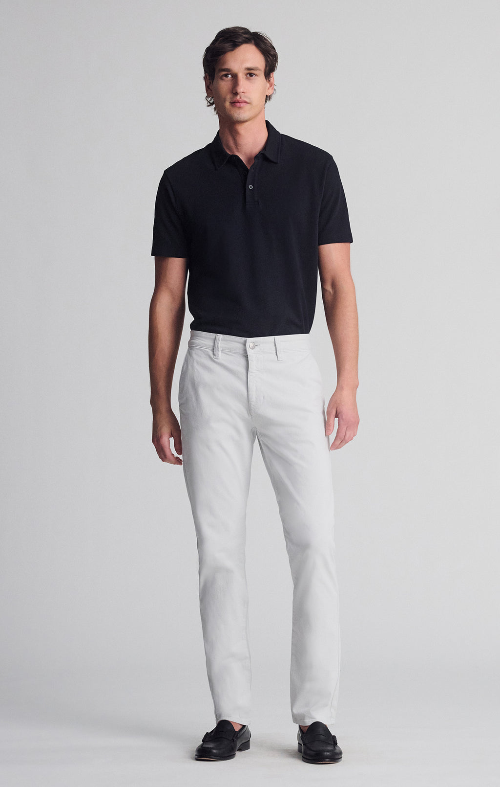 MILTON SLIM STRAIGHT CHINO IN IVORY CASUAL TWILL - Mavi Jeans