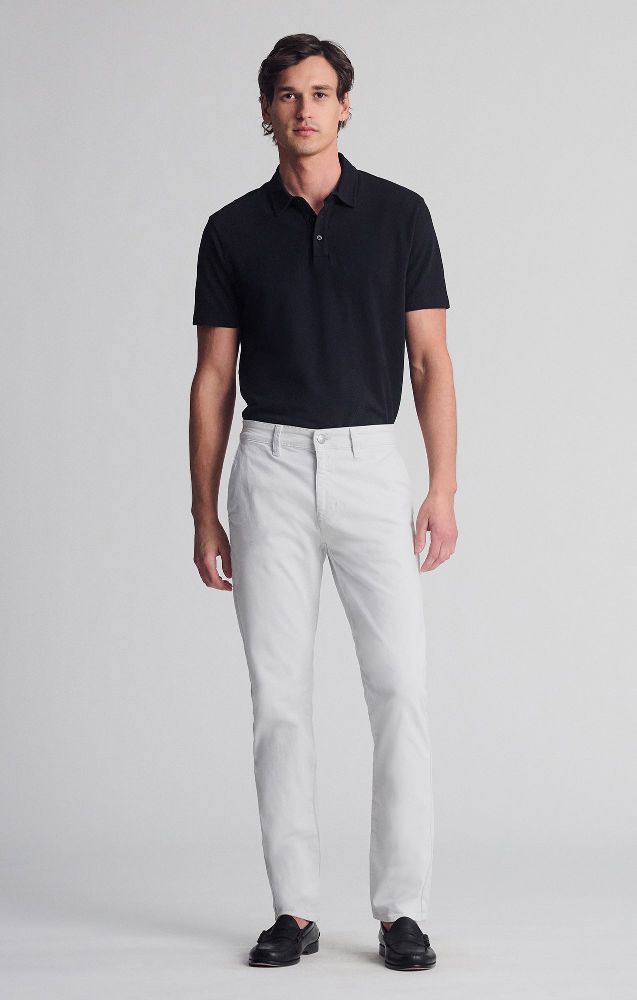 MILTON SLIM STRAIGHT CHINO IN IVORY CASUAL TWILL - Mavi Jeans