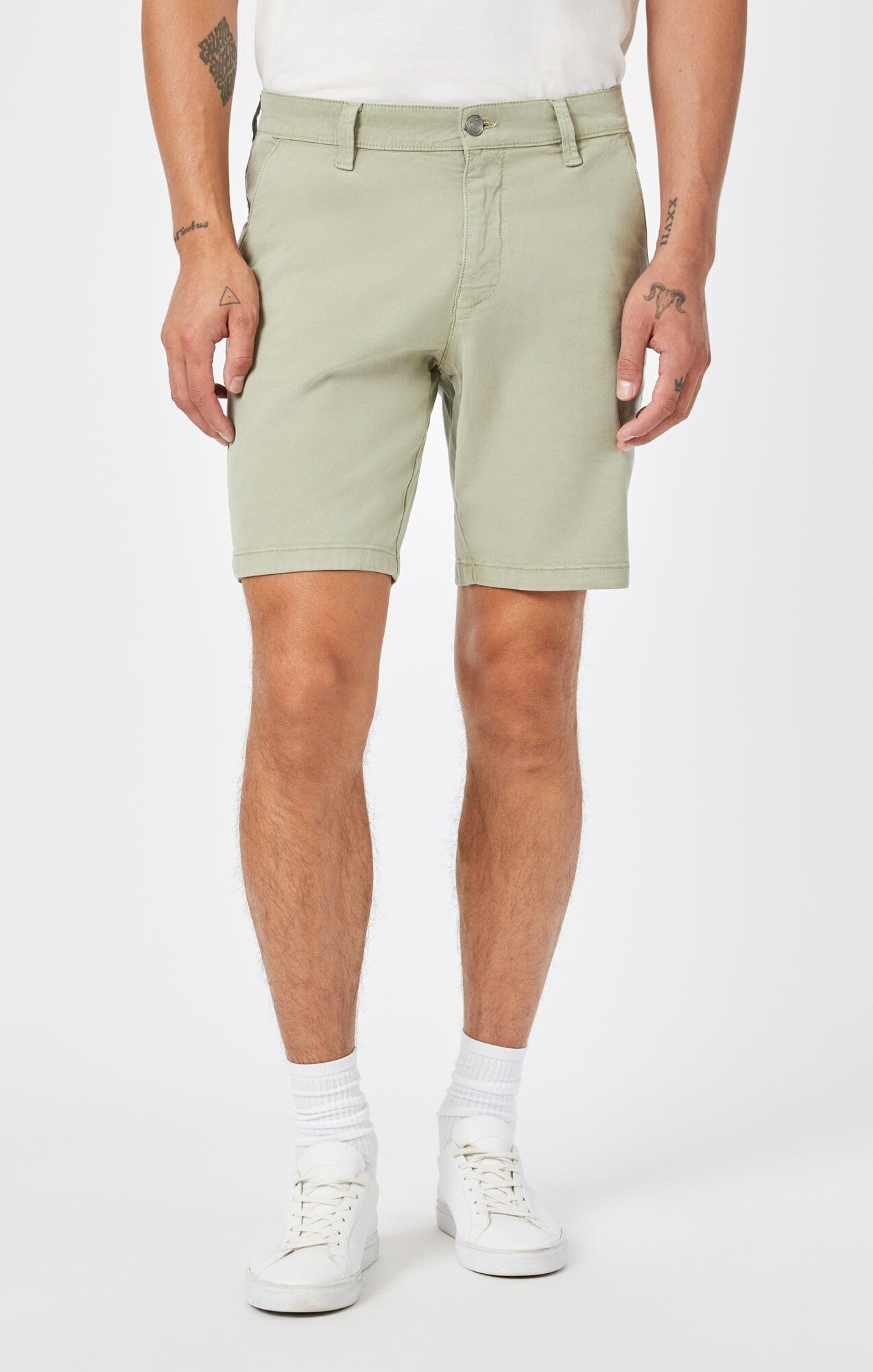 NOAH SHORTS IN SEA GRASS LUXE TWILL - Mavi Jeans