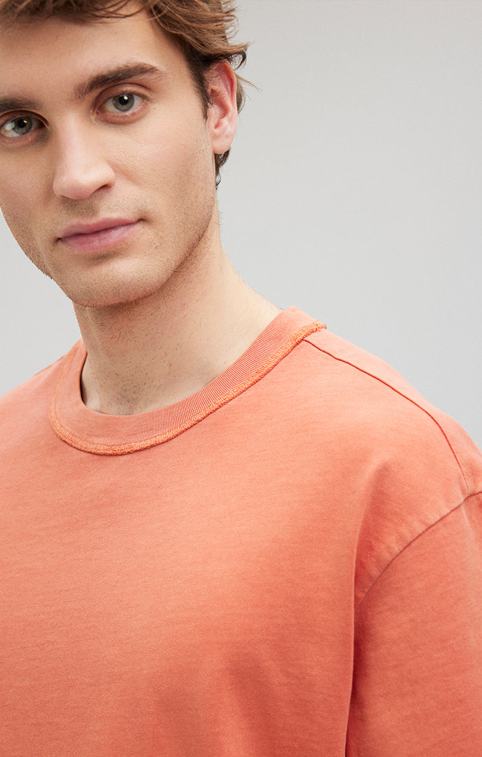 CREW NECK T-SHIRT IN CARNELIAN - Mavi Jeans