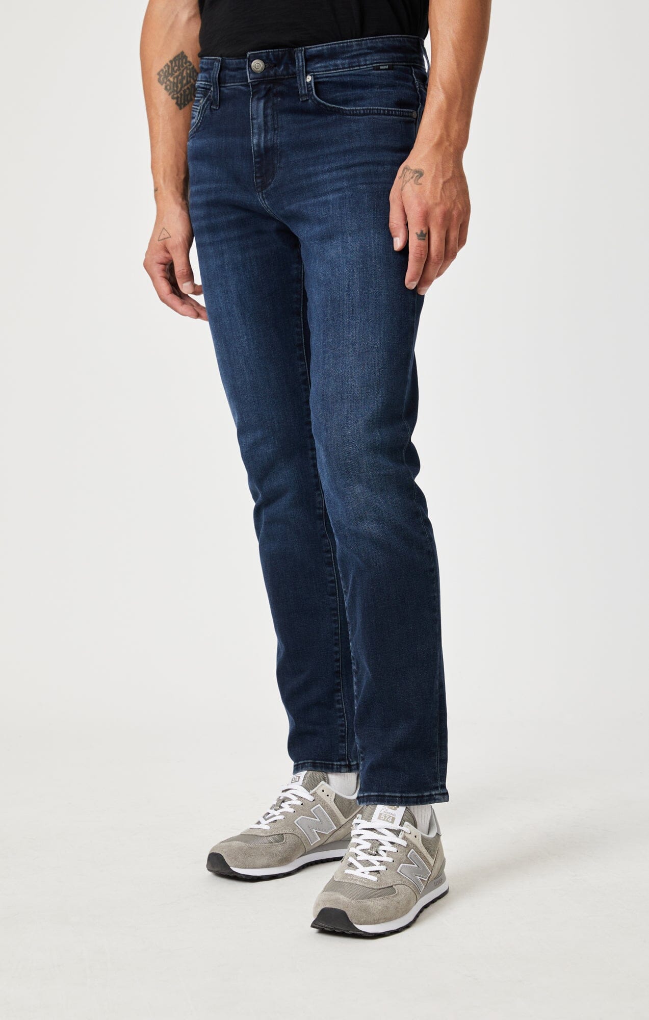 STEVE ATHLETIC FIT JEANS IN MID TONAL INK WILLIAMSBURG - Mavi Jeans