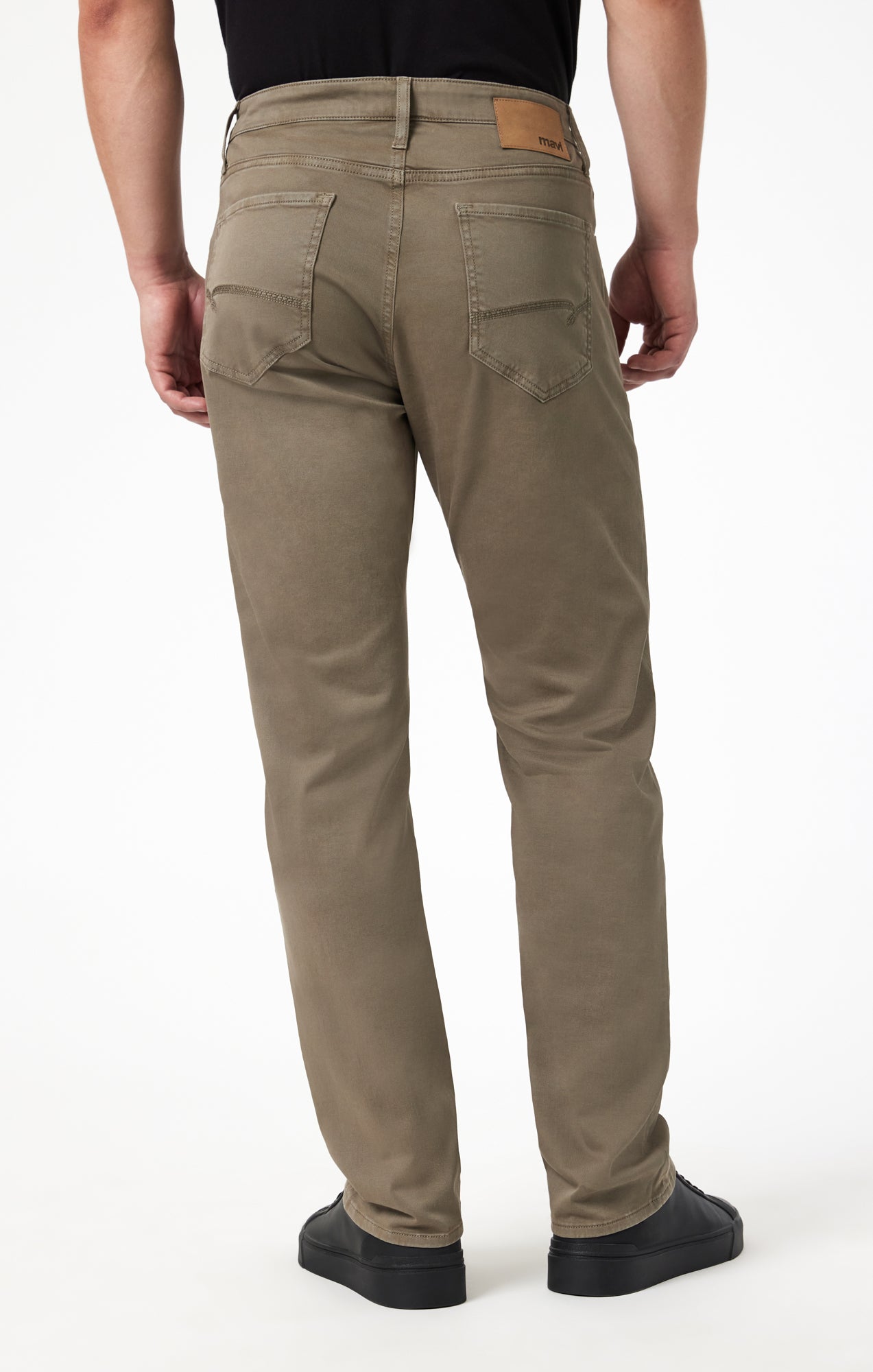 ZACH STRAIGHT LEG IN OLIVE CASUAL TWILL - Mavi Jeans