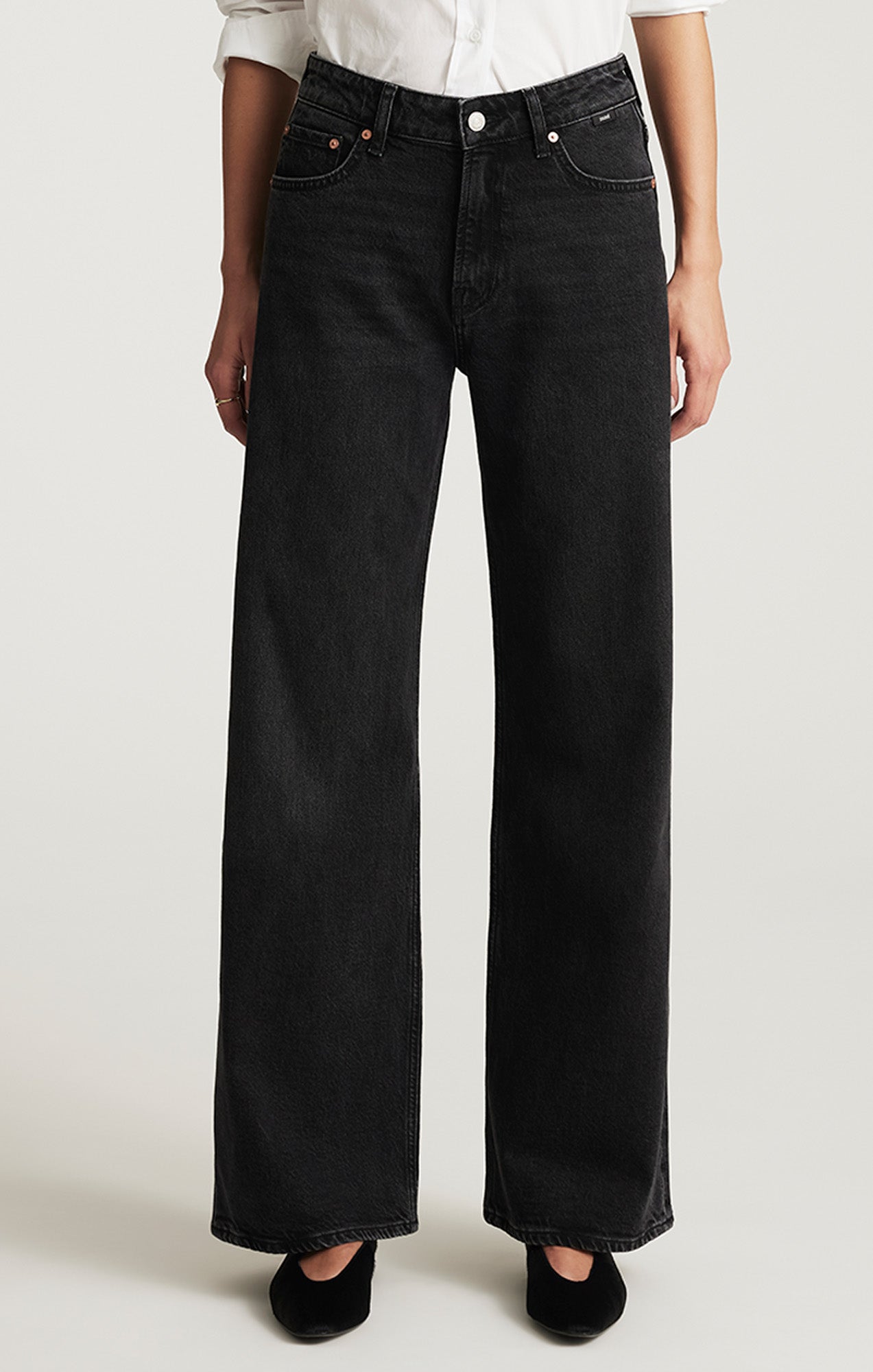 FLORIDA WIDE LEG IN DARK SMOKE CLASSIC BLUE - Mavi Jeans