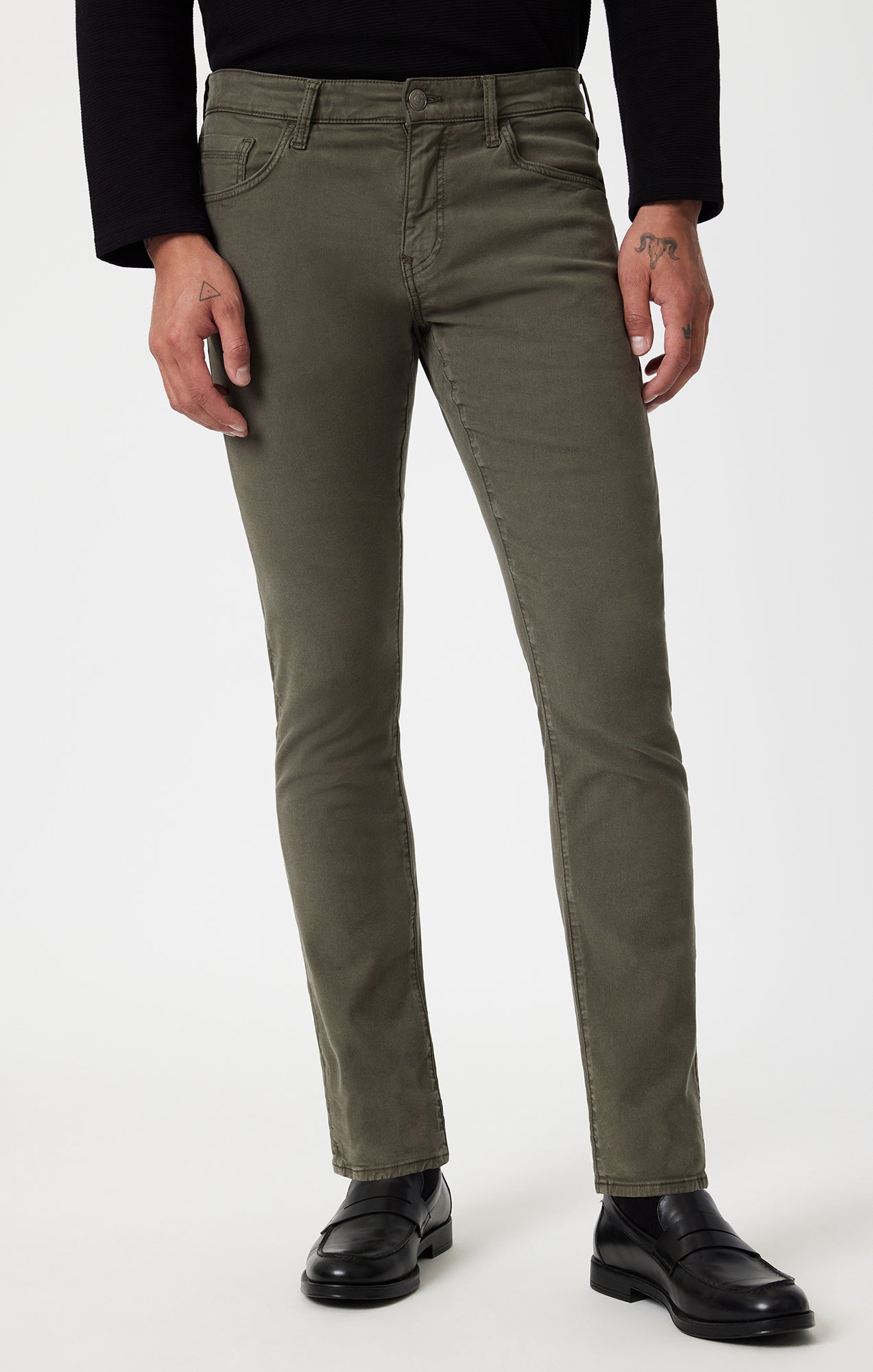 JAKE SLIM LEG IN TEA LEAF LUXE TWILL - Mavi Jeans