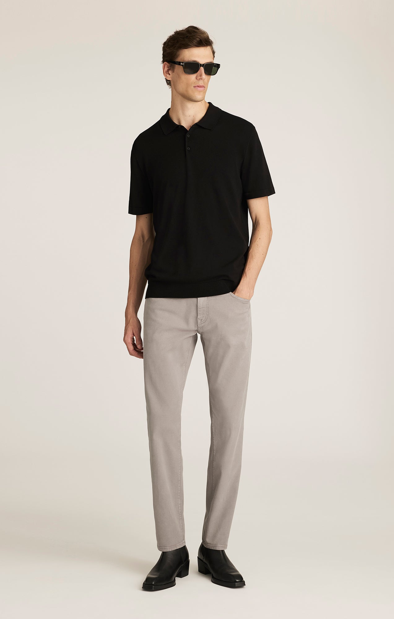 MARCUS SLIM STRAIGHT LEG IN SHARK LUXE TWILL - Mavi Jeans