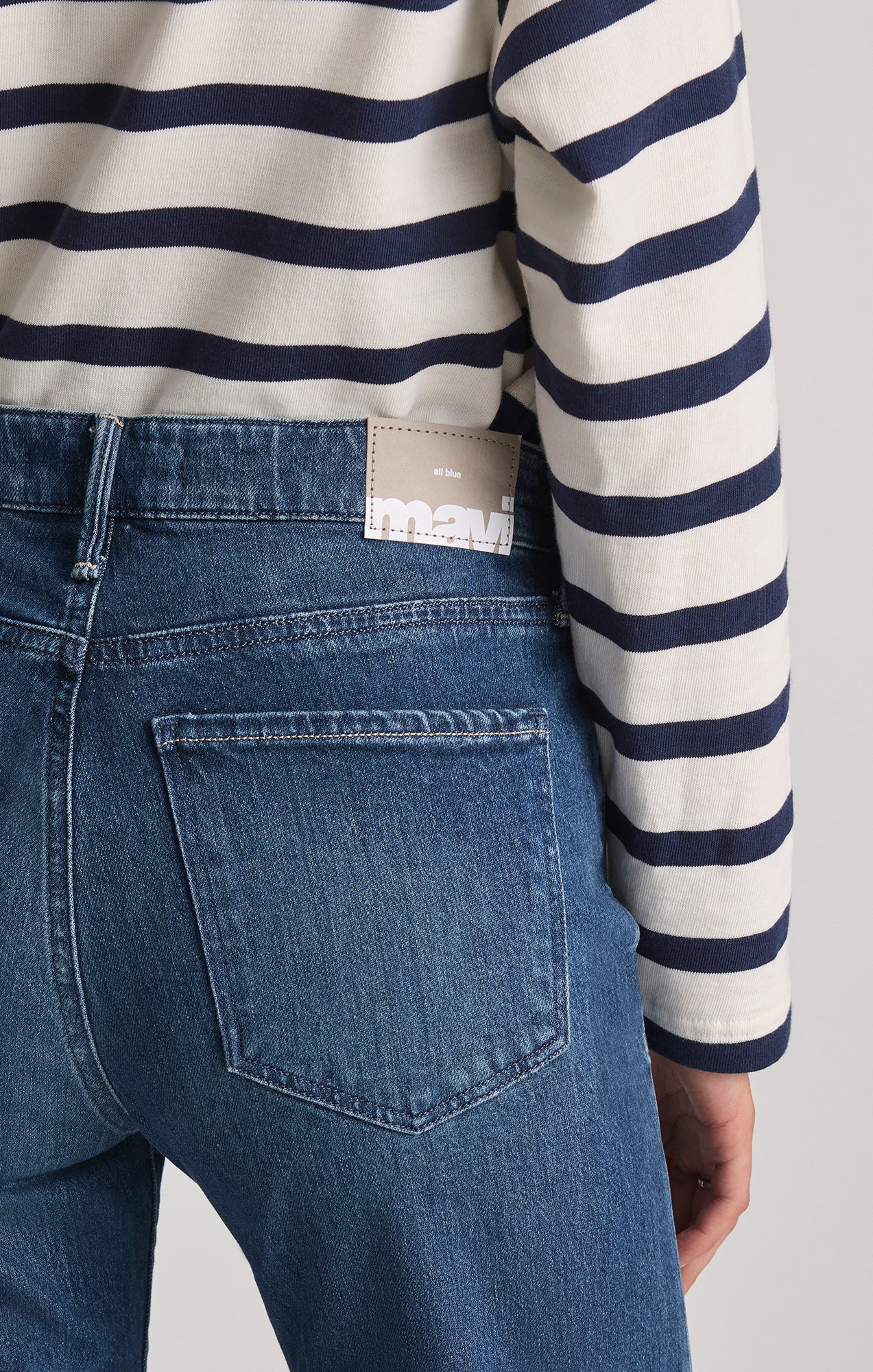 GRACE FLARE IN DARK BRUSHED CLASSIC BLUE - Mavi Jeans