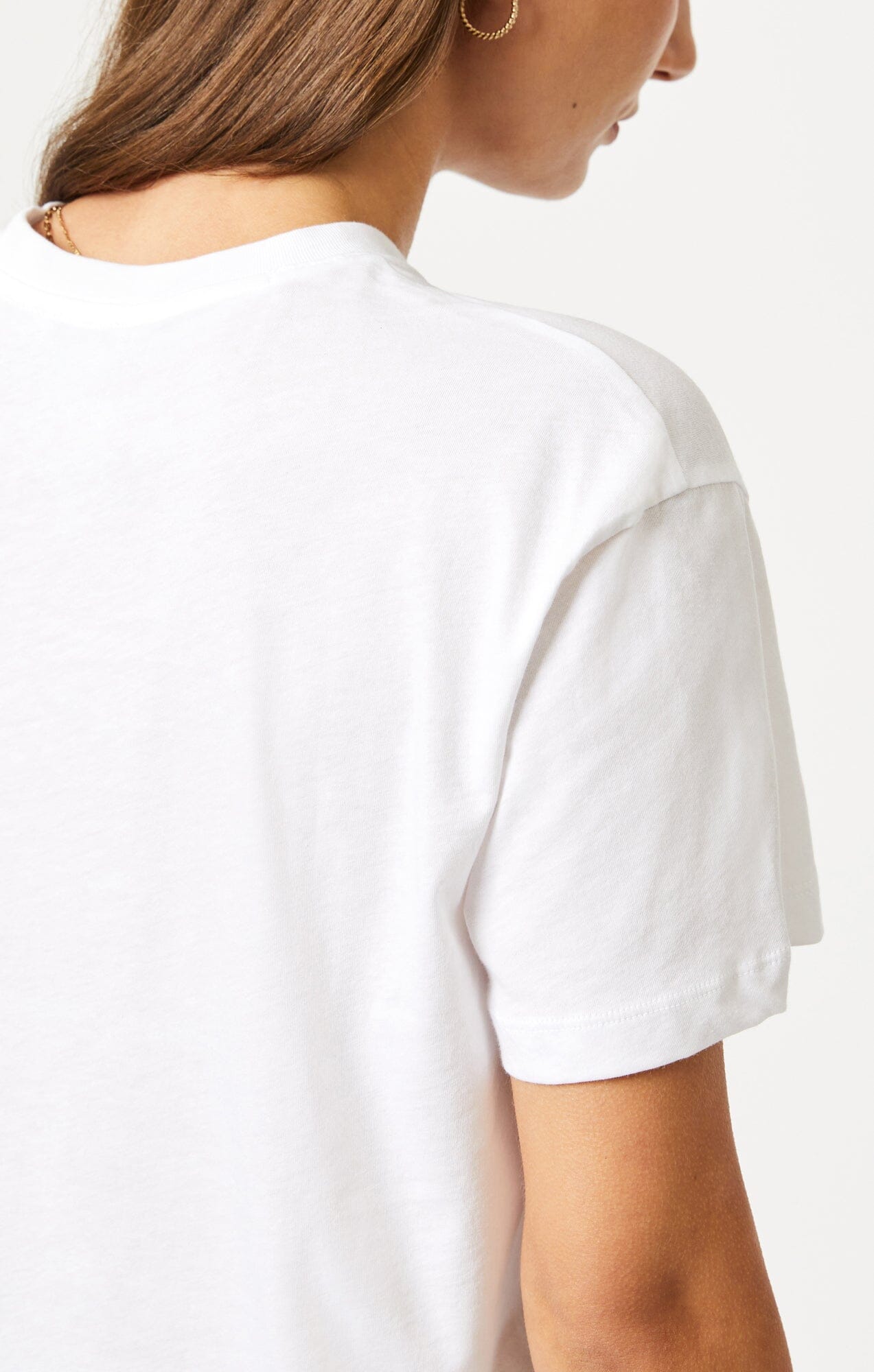 CREW NECK T-SHIRT IN WHITE - Mavi Jeans
