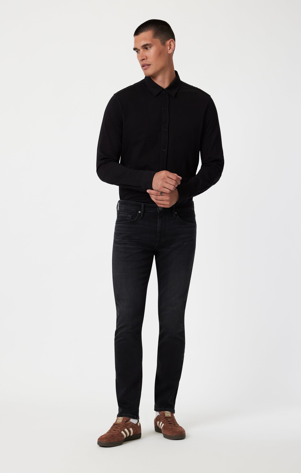 JAKE SLIM LEG IN DEEP SMOKE ATHLETIC - Mavi Jeans