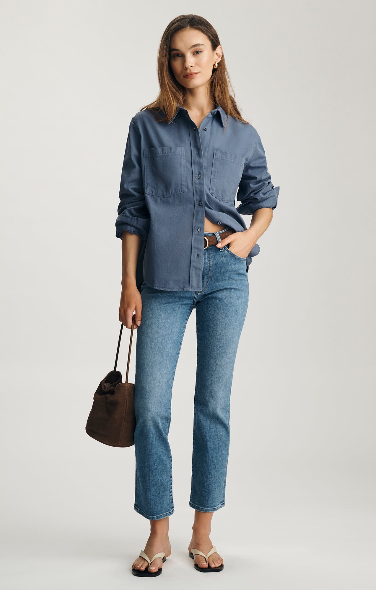 UTILITY SHIRT IN BLUE INDIGO - Mavi Jeans