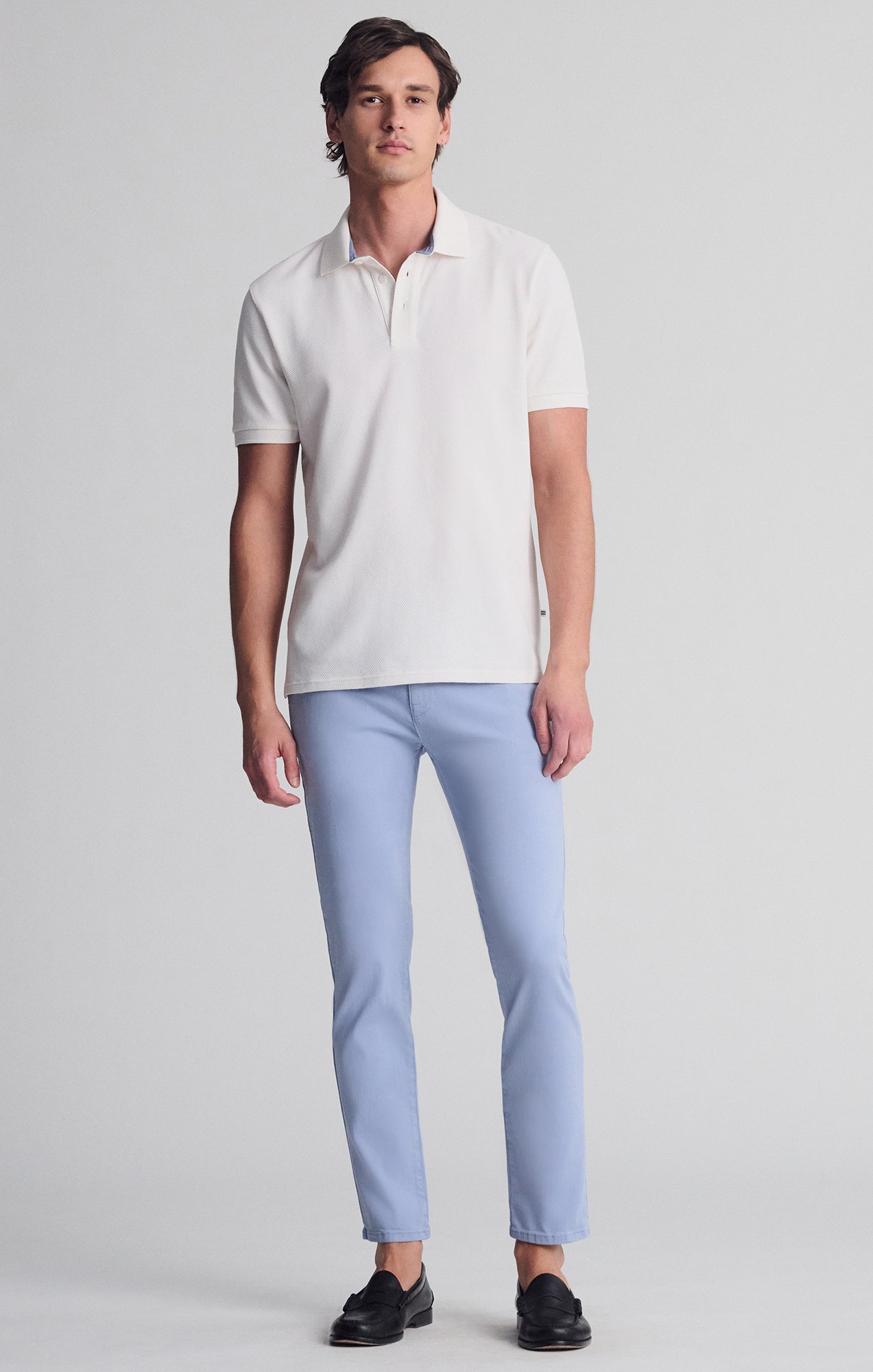 MILTON SLIM STRAIGHT CHINO IN MOUNTAIN SPRING LUXE TWILL - Mavi Jeans