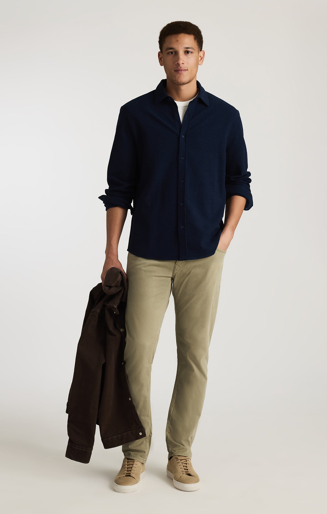 JAKE SLIM IN RESEDA CASUAL TWILL