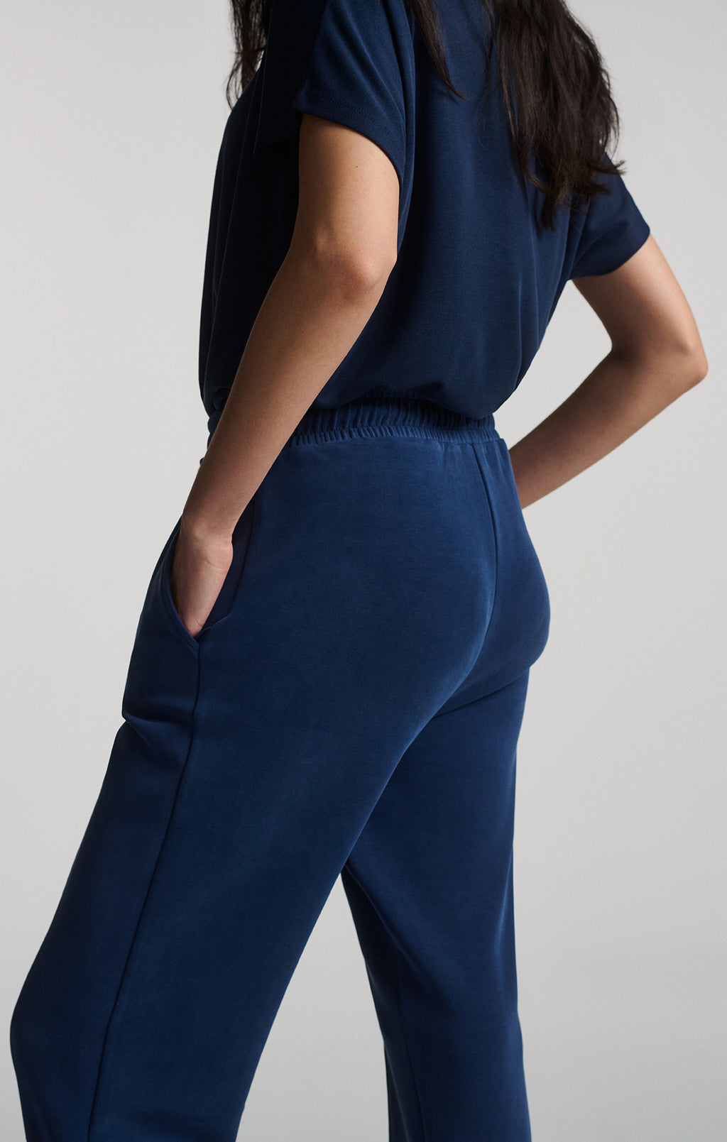 LUXE TOUCH TENCEL™ SWEATPANTS IN MEDIEVAL BLUE - Mavi Jeans