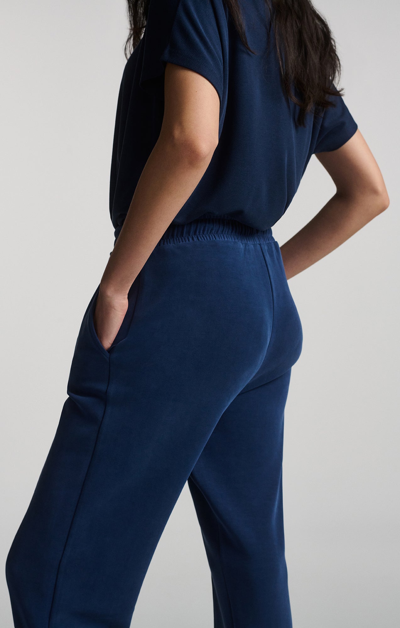 LUXE TOUCH TENCEL™ SWEATPANTS IN MEDIEVAL BLUE - Mavi Jeans