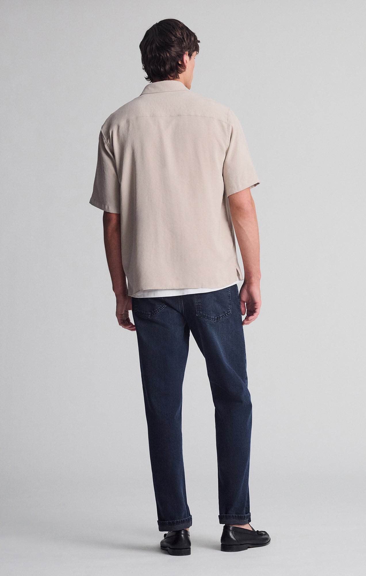 POCKET SHORT SLEEVE SHIRT IN PURE CASHMERE - Mavi Jeans